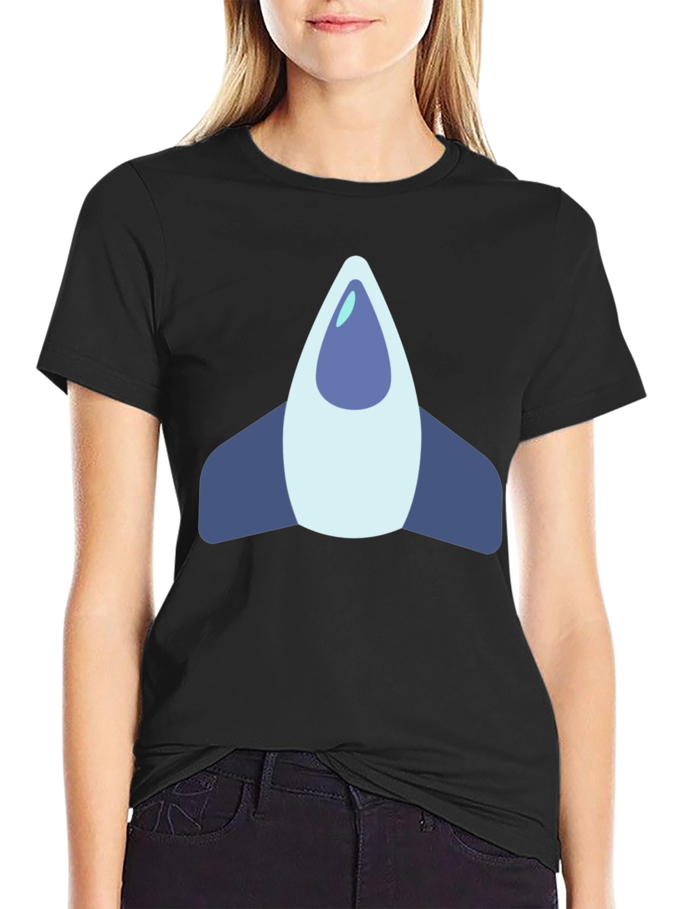 Rocket Graphic Black T-Shirt