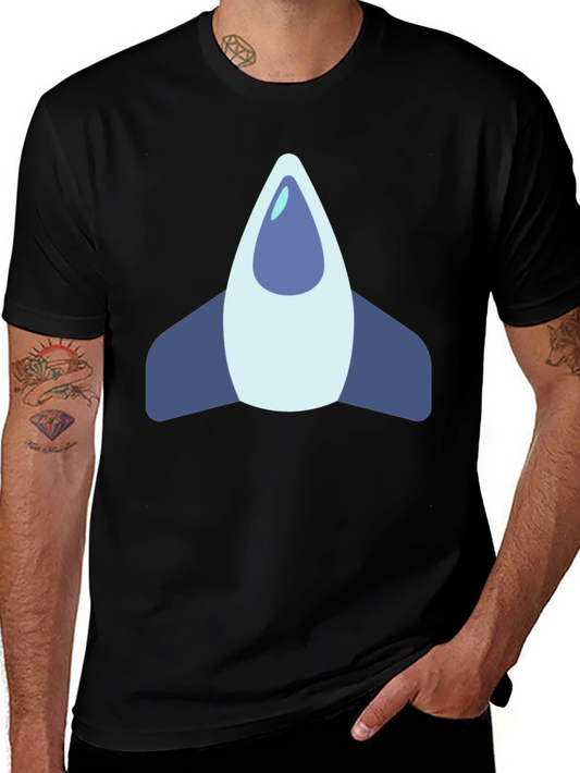 Rocket Graphic Black T-Shirt