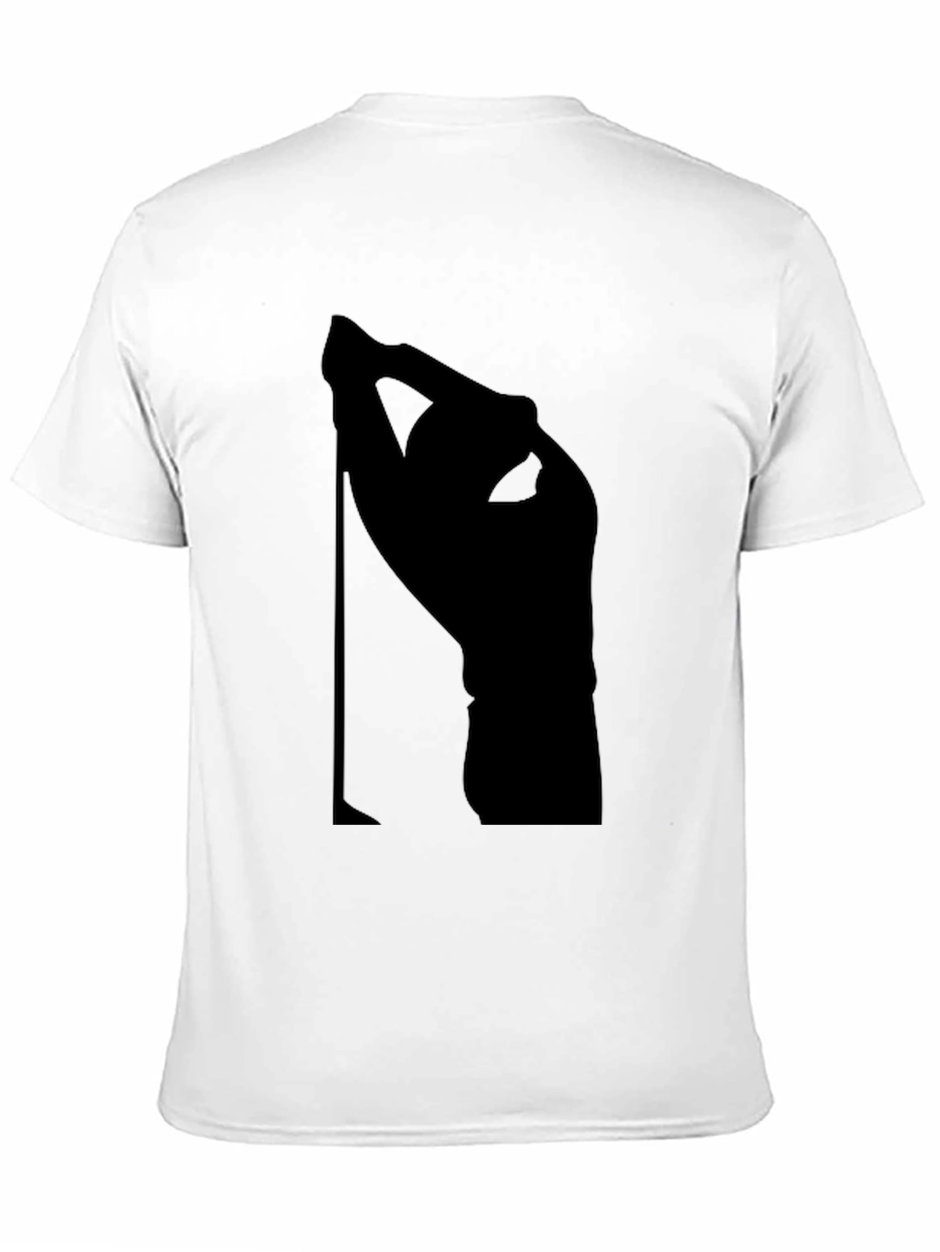 Modern Black Silhouette Graphic T-Shirt