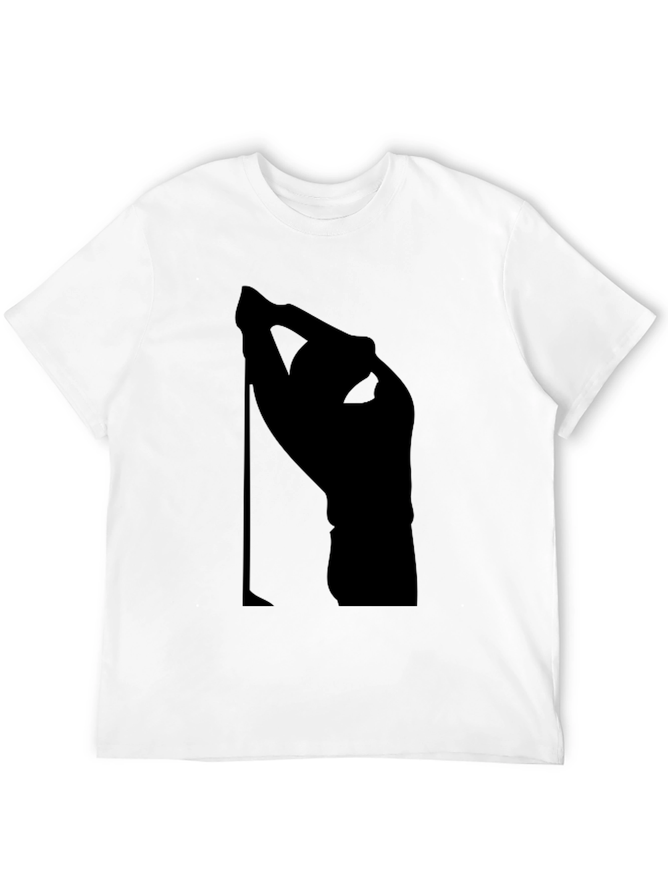 Modern Black Silhouette Graphic T-Shirt