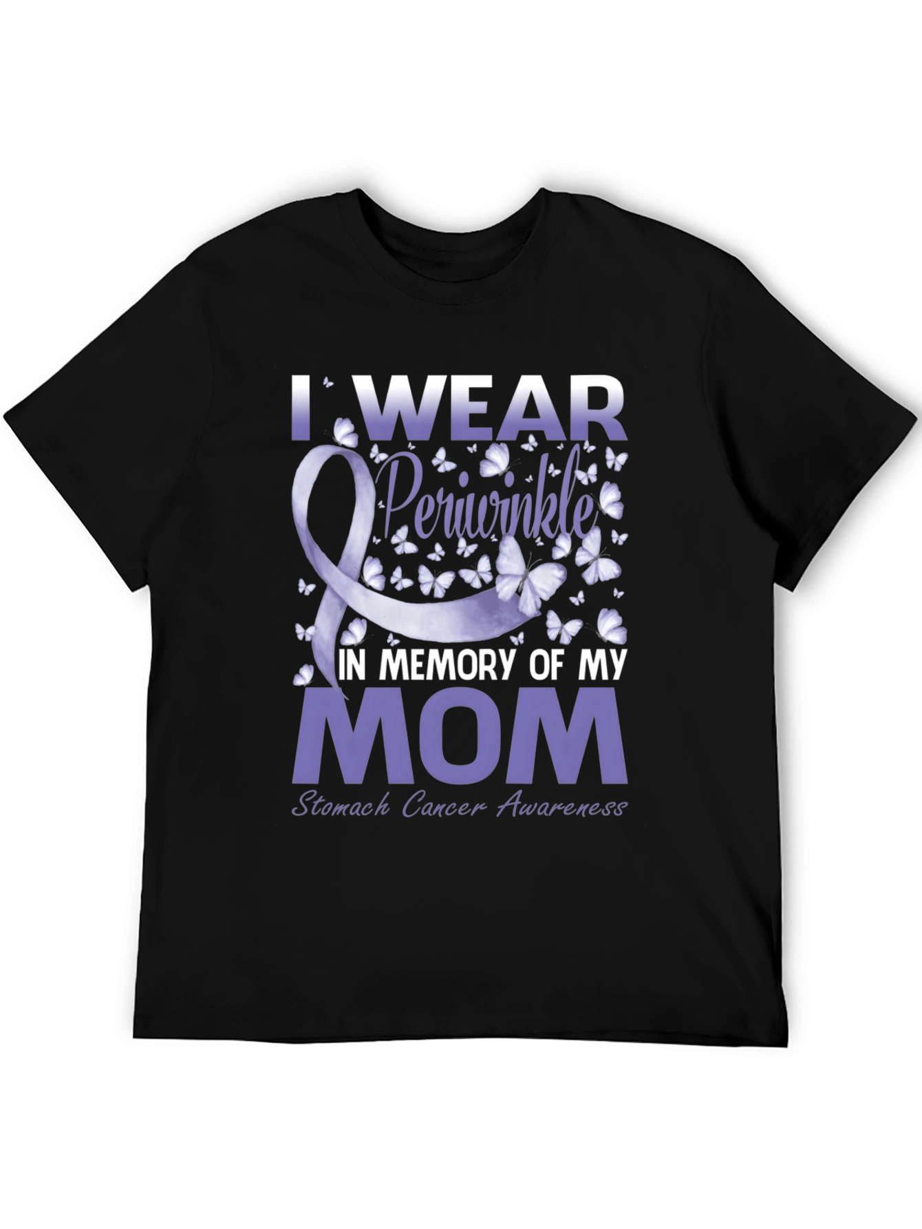 I Wear Periwinkle Stomach Cancer Awareness T-Shirt