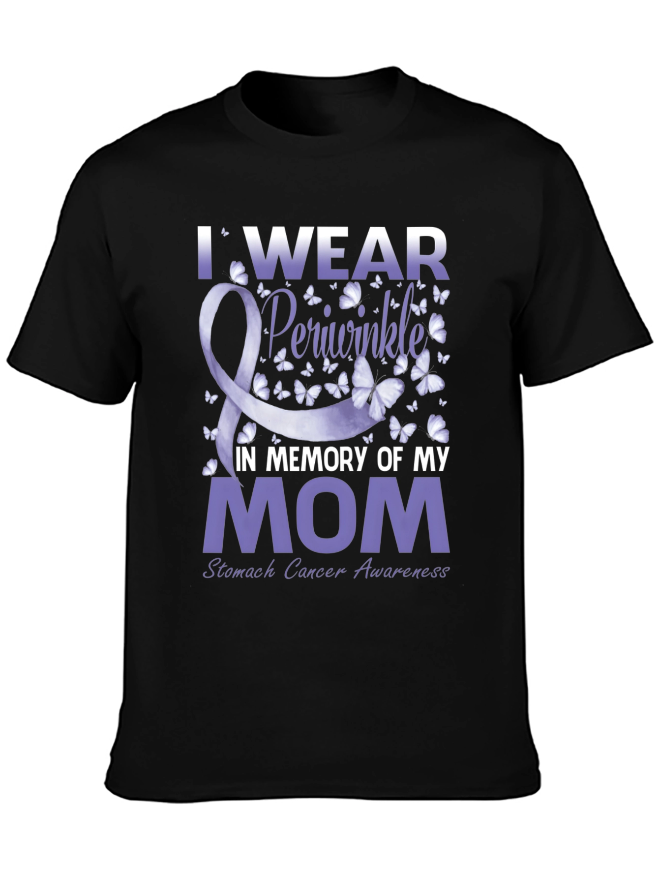 I Wear Periwinkle Stomach Cancer Awareness T-Shirt
