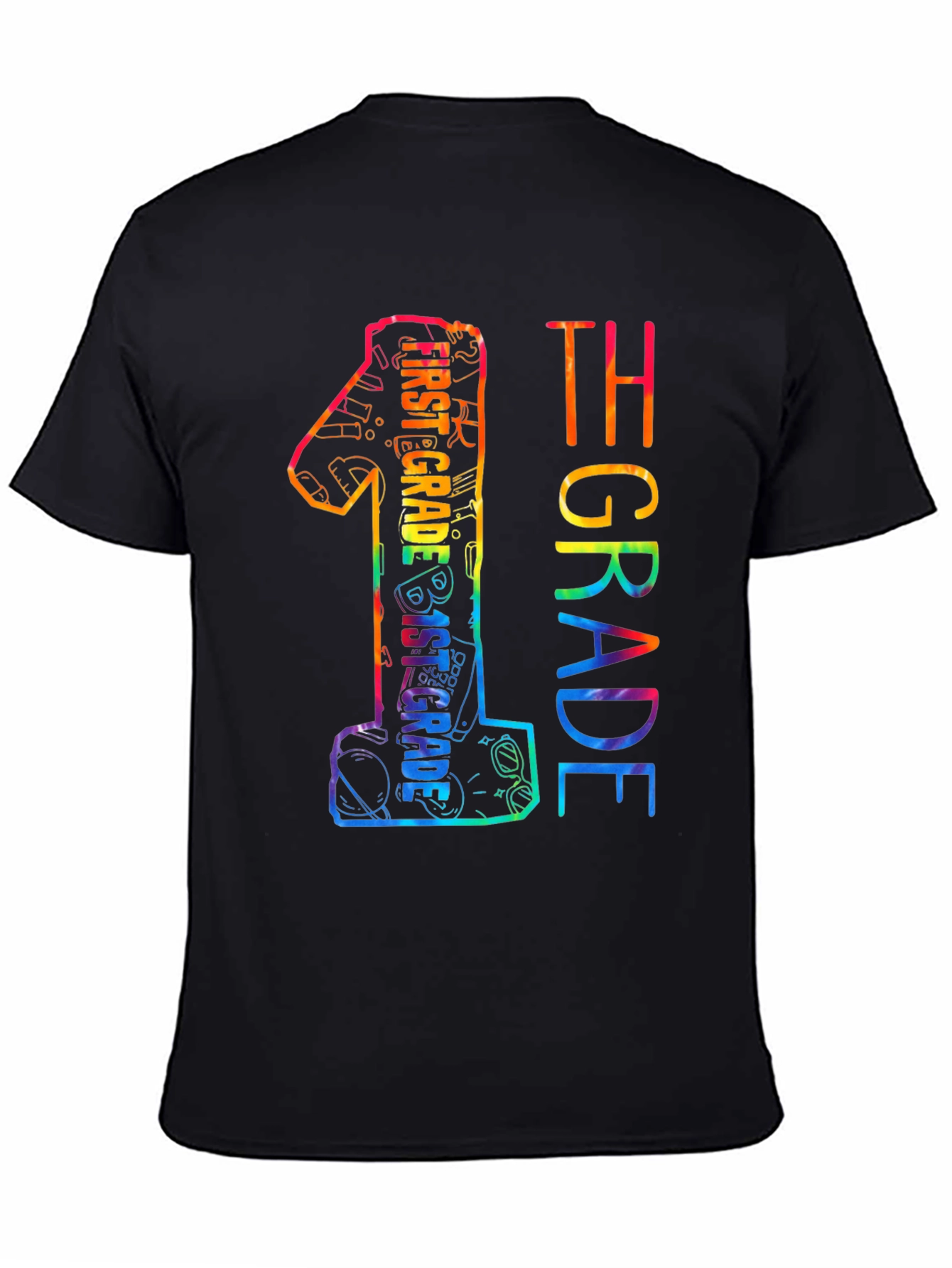 First Grade Rainbow Graphic Tee