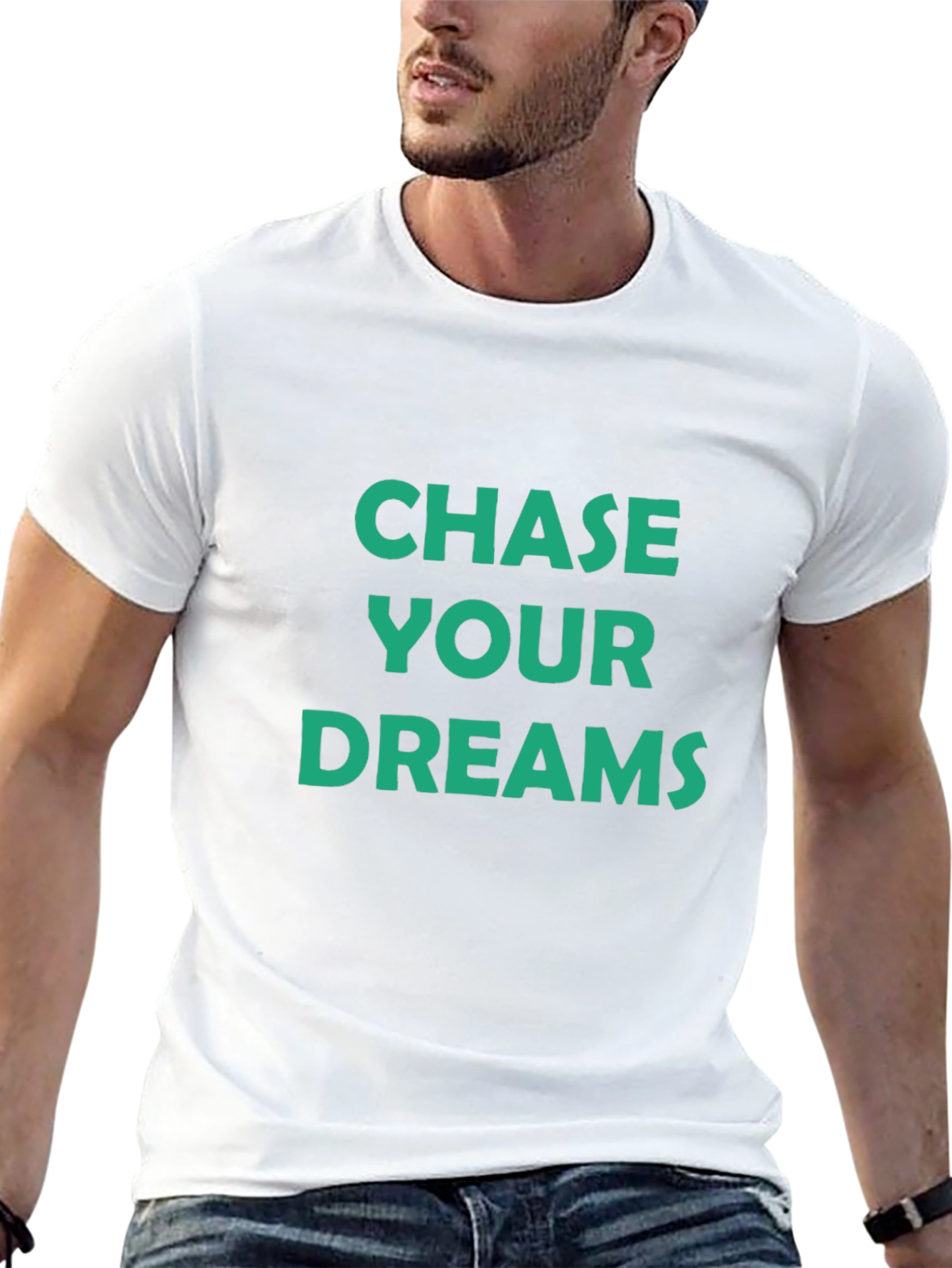 Chase Your Dreams Graphic Tee - Black
