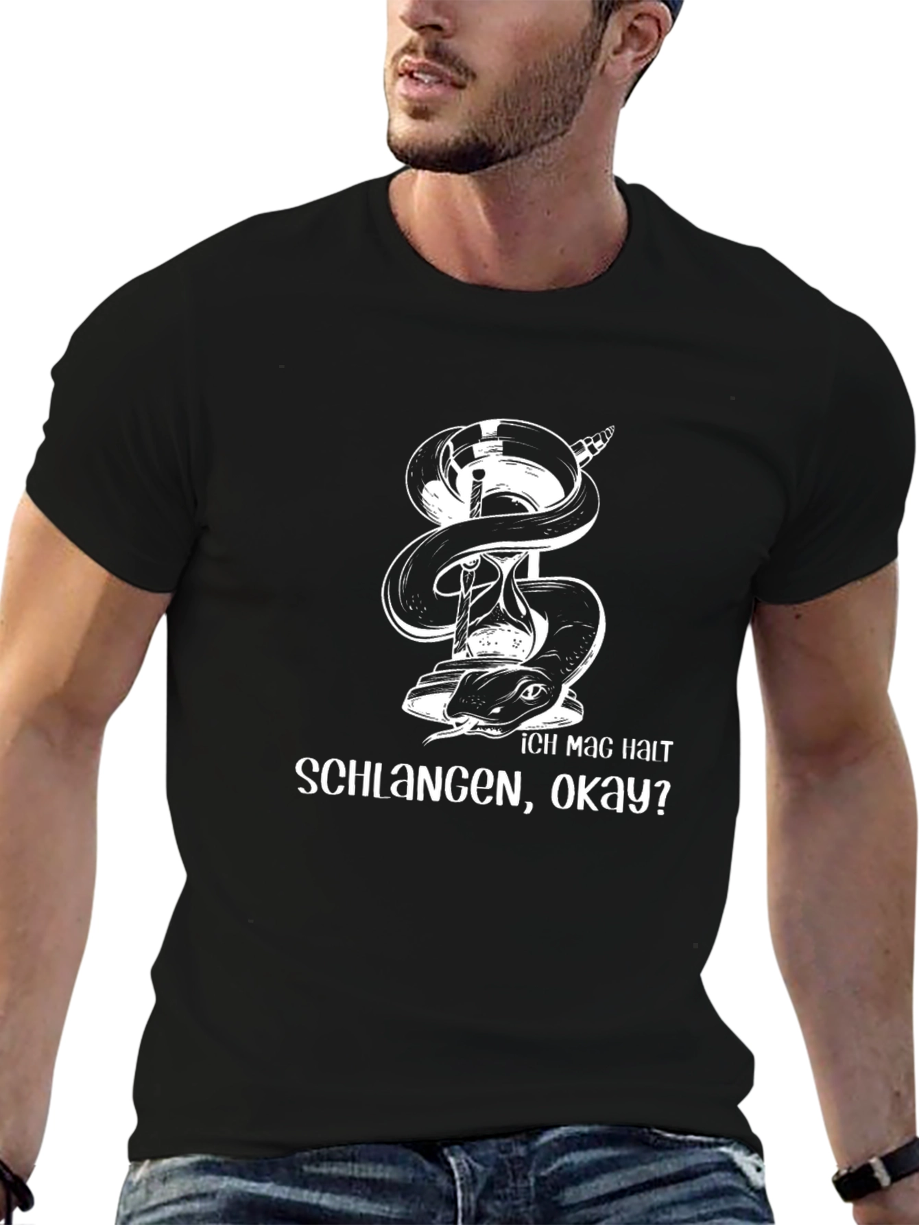 Snake & Hourglass Graphic T-Shirt