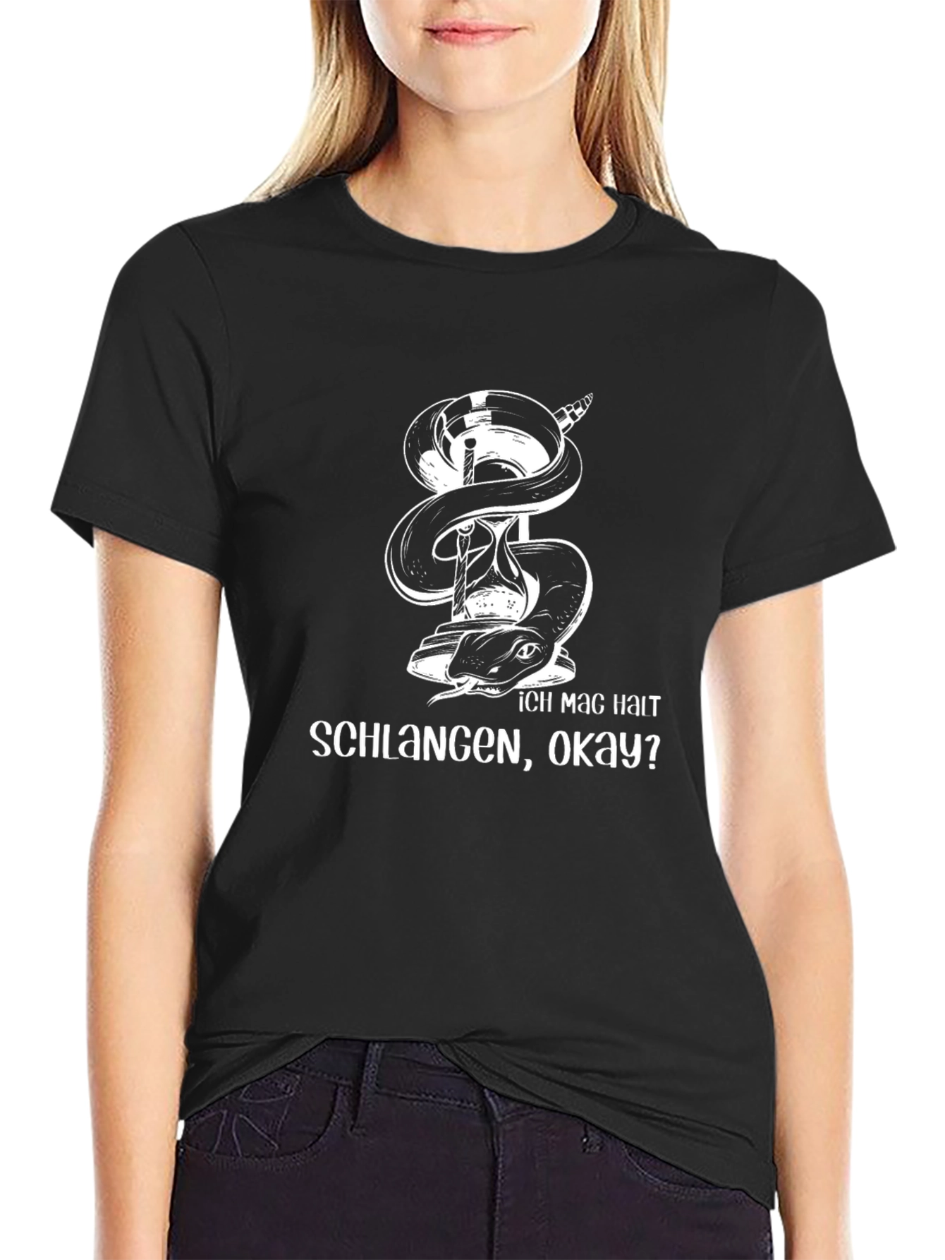 Snake & Hourglass Graphic T-Shirt