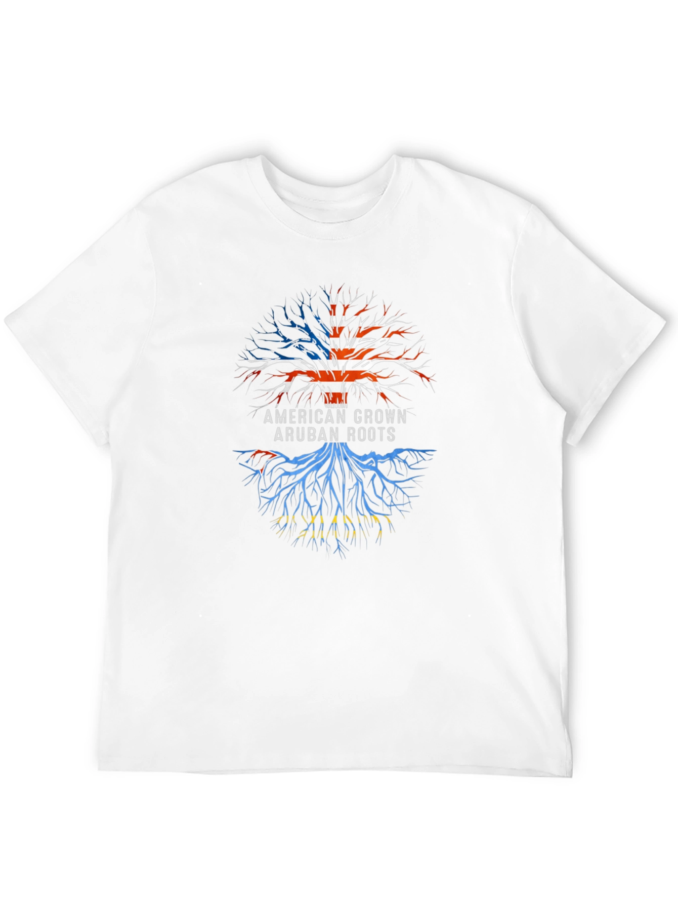 Aruban Roots Graphic Tee - Black Cotton Blend