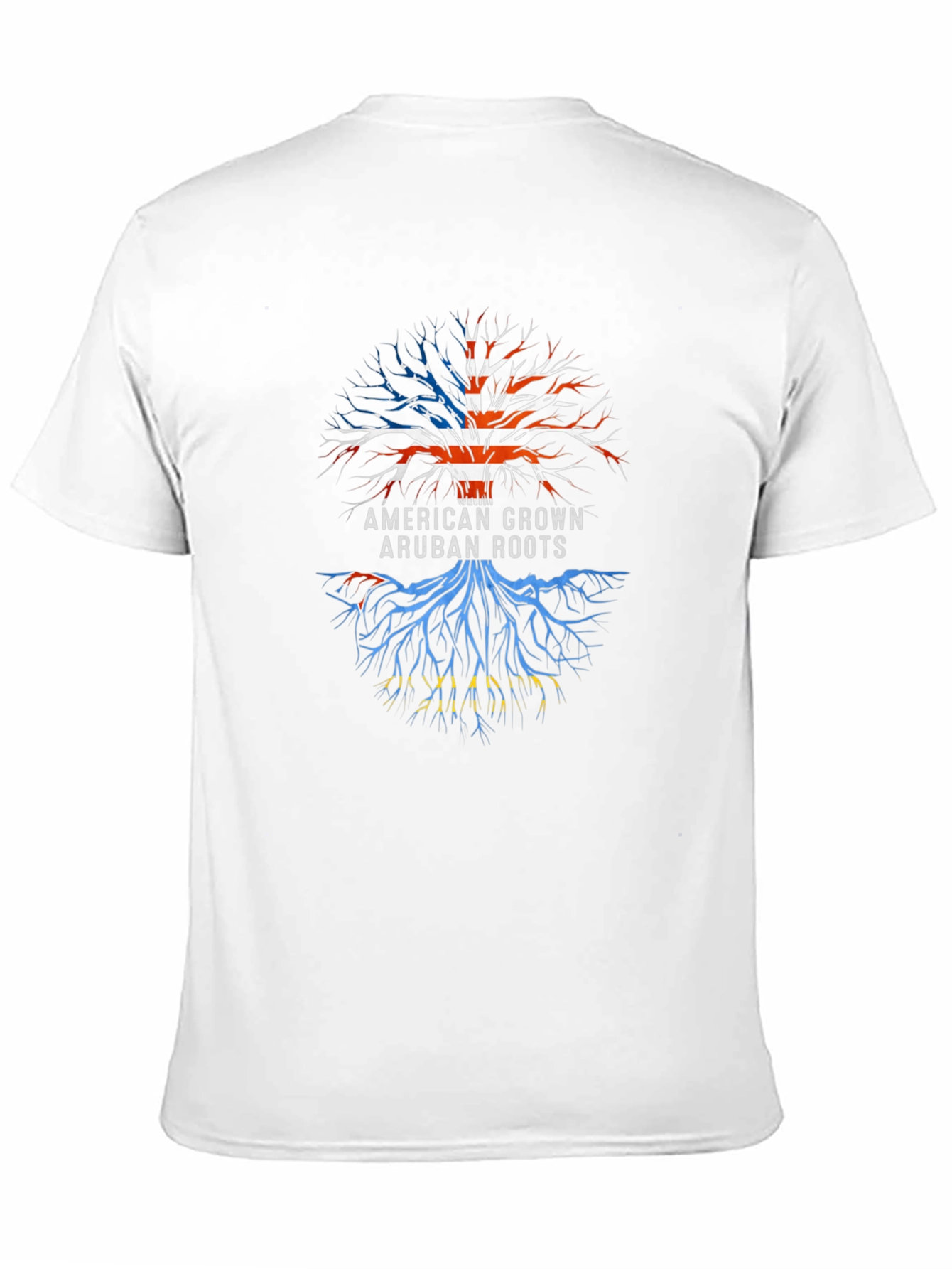 Aruban Roots Graphic Tee - Black Cotton Blend