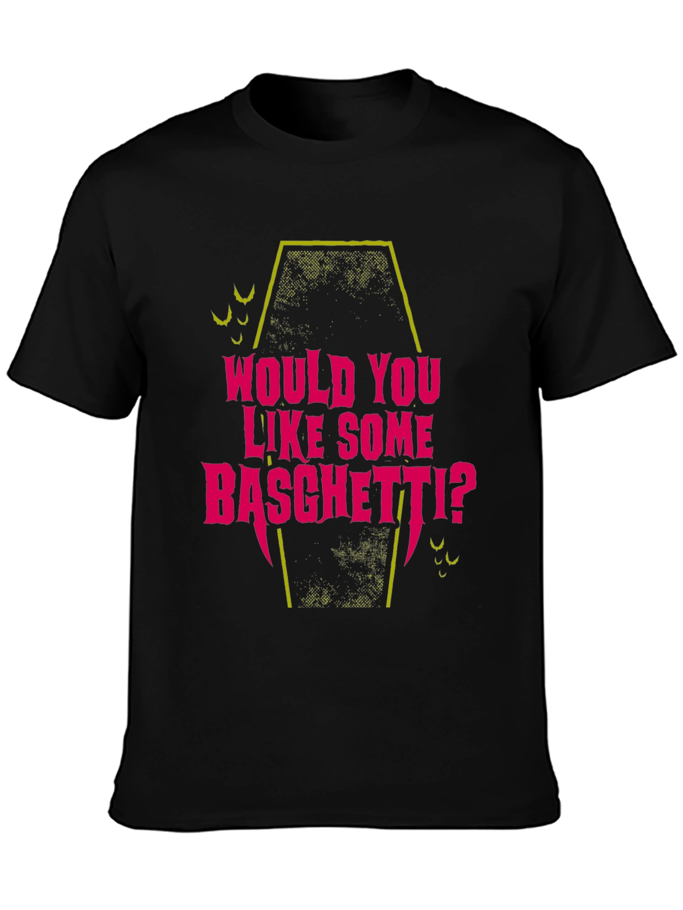 Would You Like Some Basghetti? Black Tee
