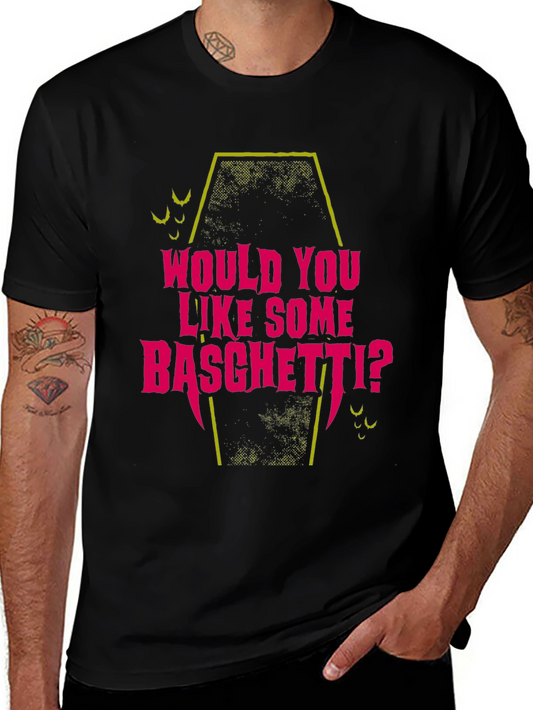 Would You Like Some Basghetti? Black Tee