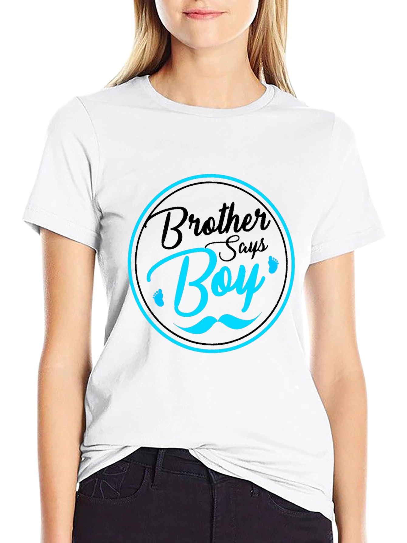 Brother Says Boy T-Shirt - Baby Shower