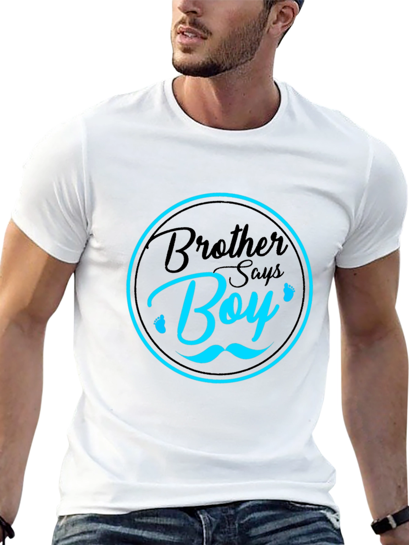 Brother Says Boy T-Shirt - Baby Shower