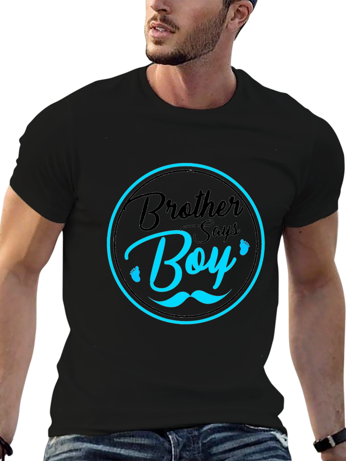Brother Says Boy T-Shirt - Baby Shower
