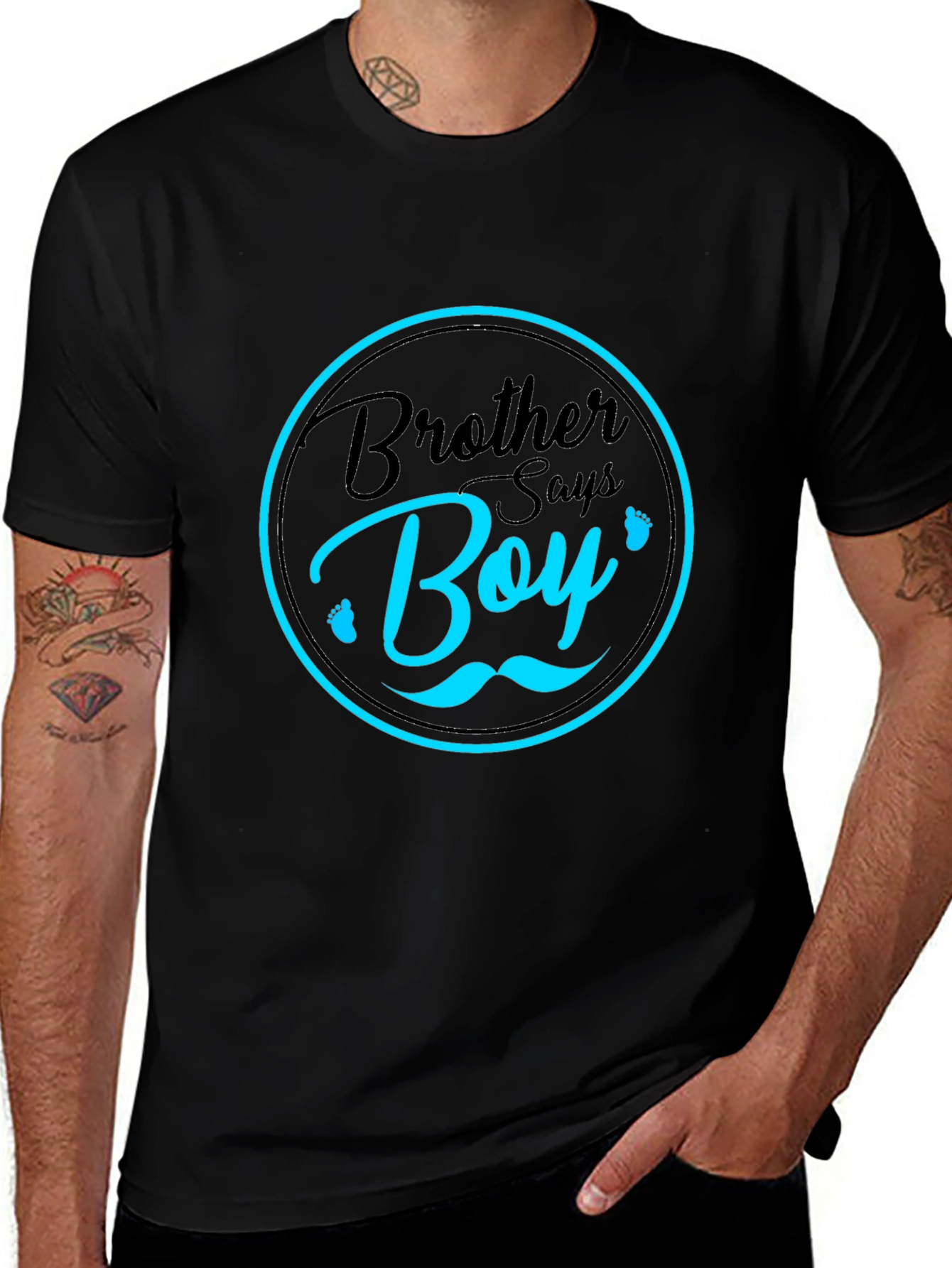 Brother Says Boy T-Shirt - Baby Shower