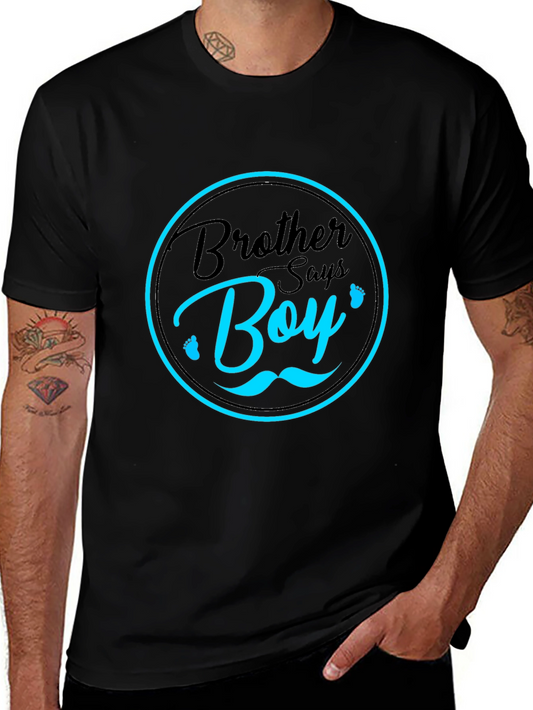Brother Says Boy T-Shirt - Baby Shower