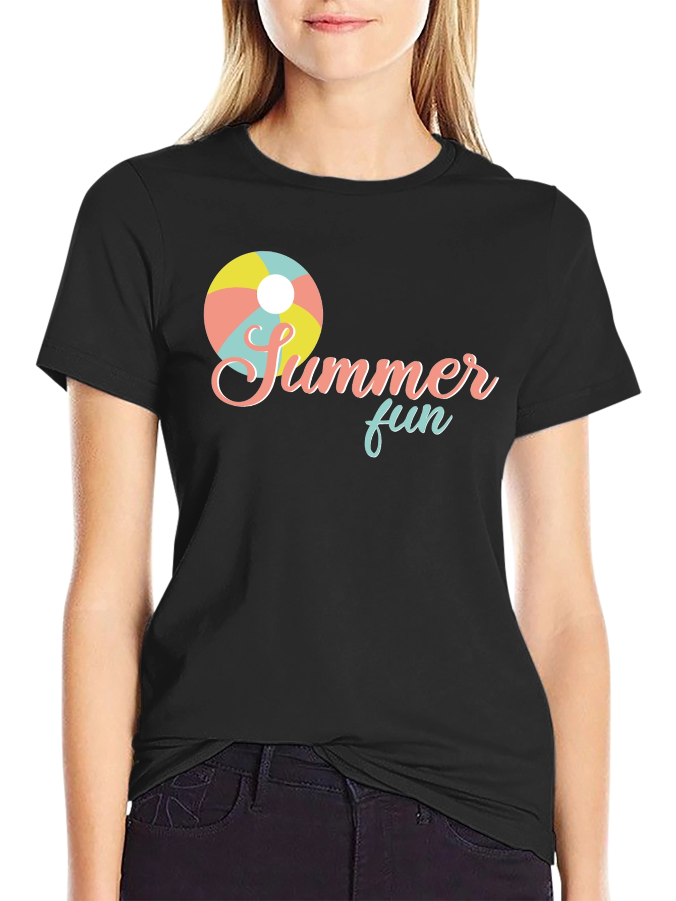 Summer Fun T-Shirt - Beach Ball Design