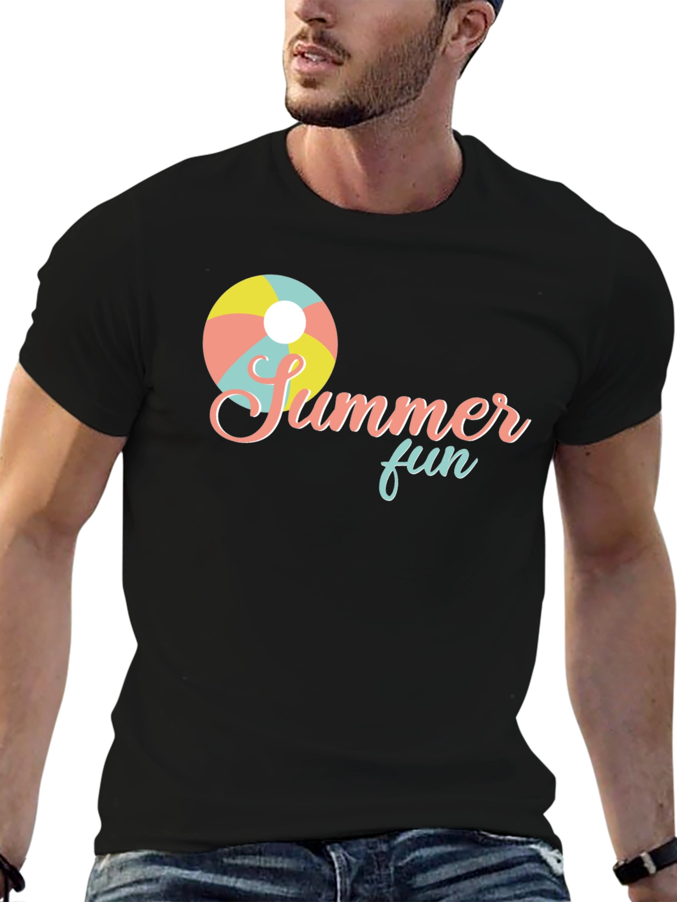 Summer Fun T-Shirt - Beach Ball Design