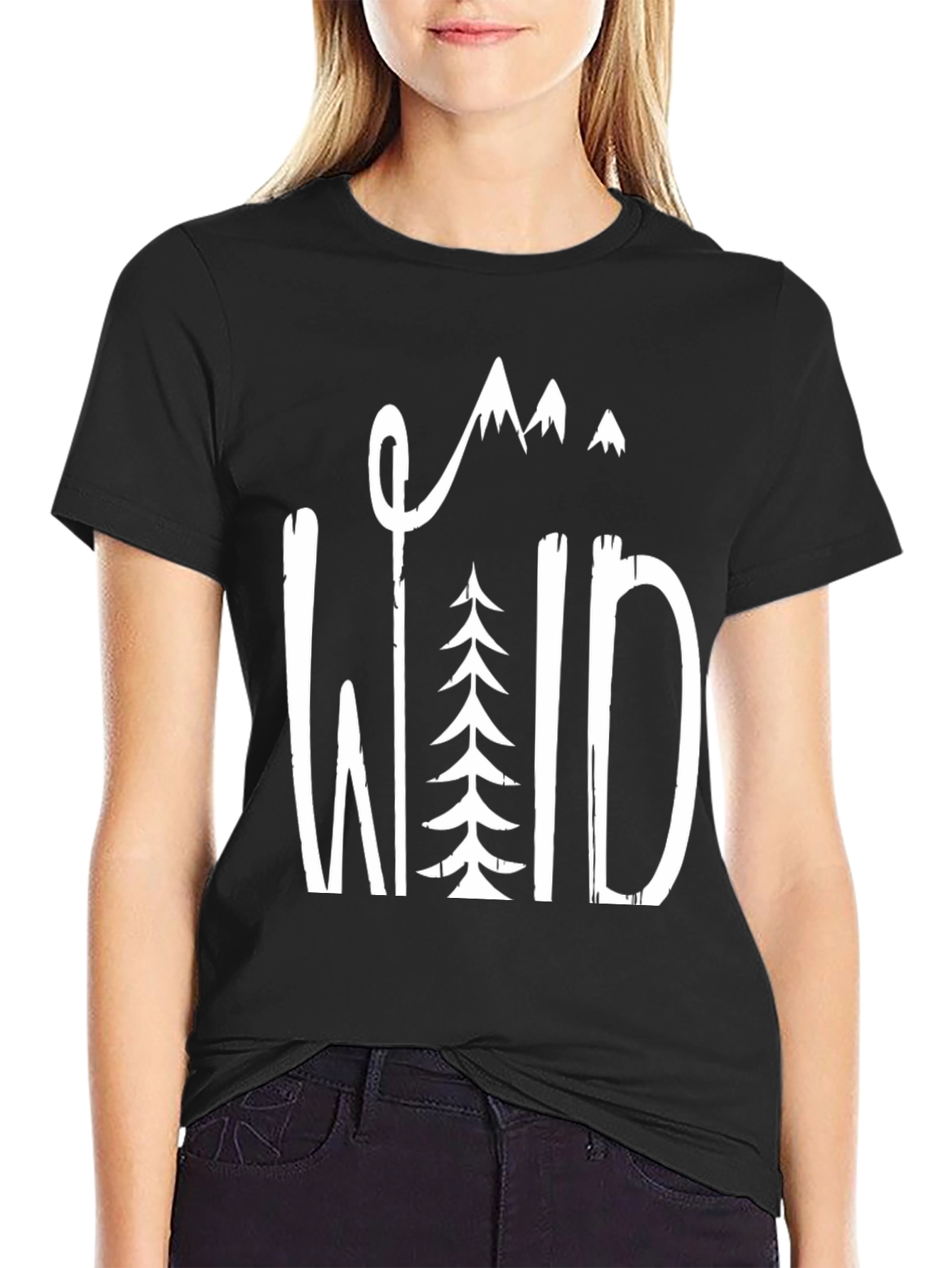 Wild Graphic Tee - Nature Inspired Mountain T-Shirt