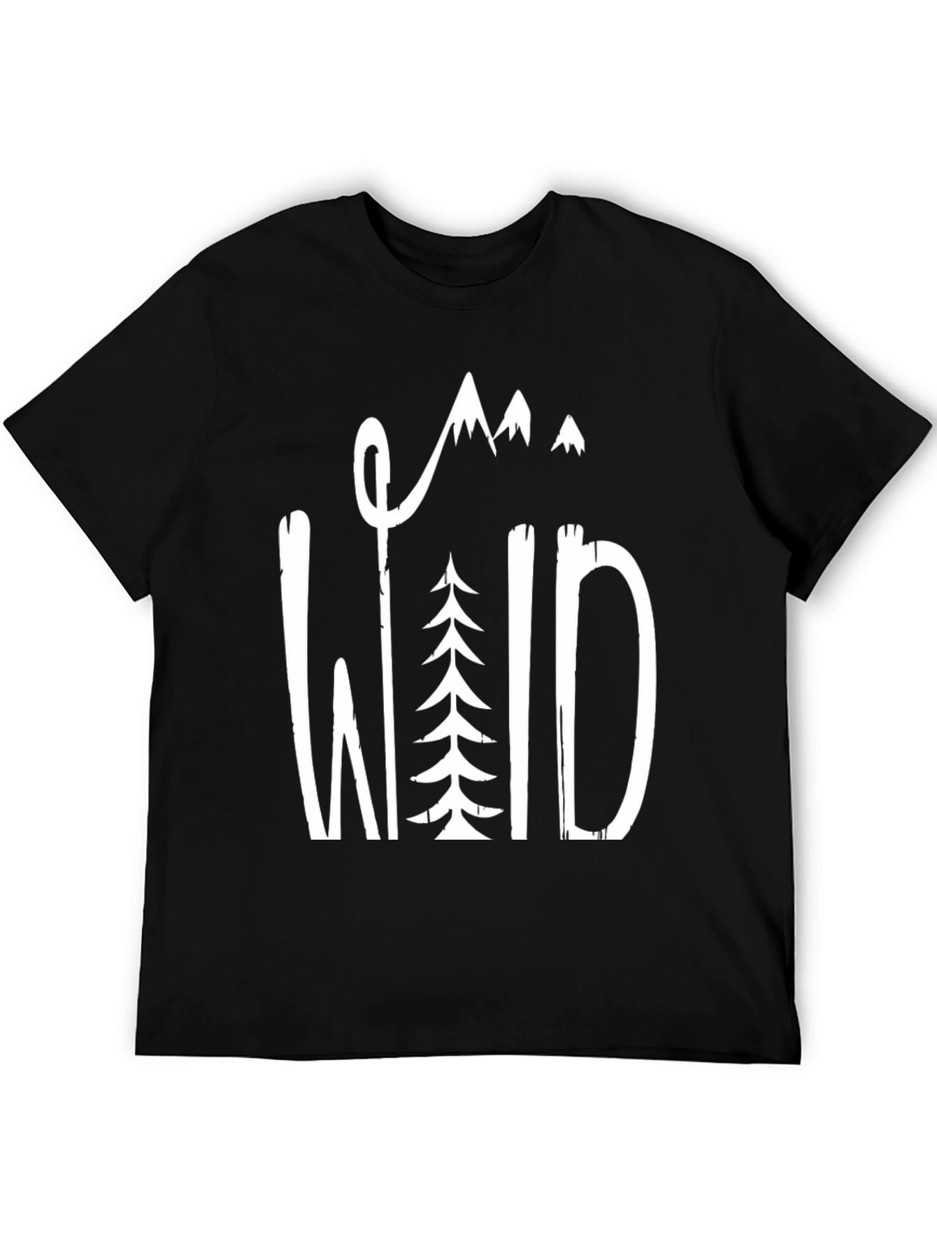 Wild Graphic Tee - Nature Inspired Mountain T-Shirt