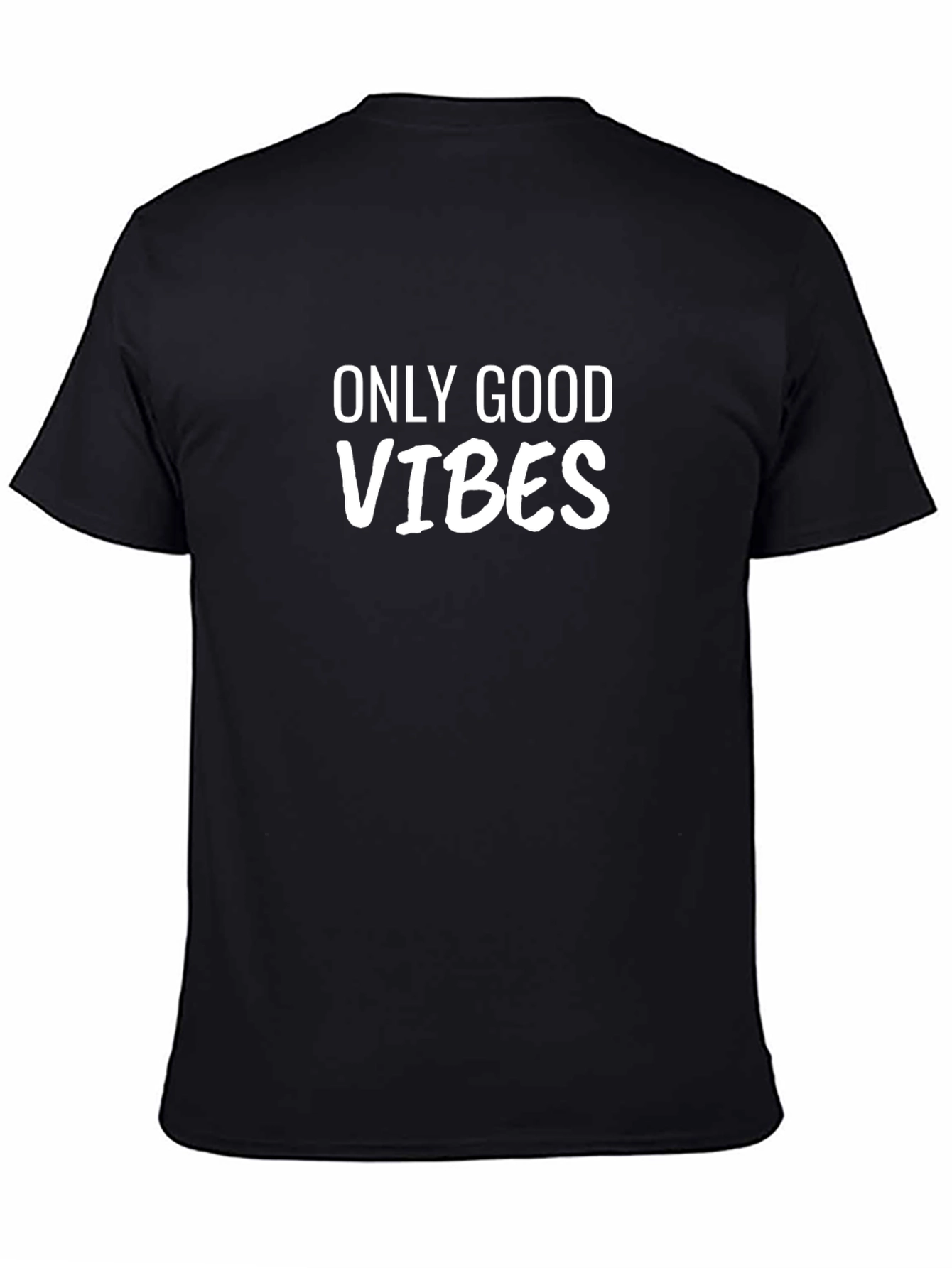 Only Good Vibes Black T-Shirt