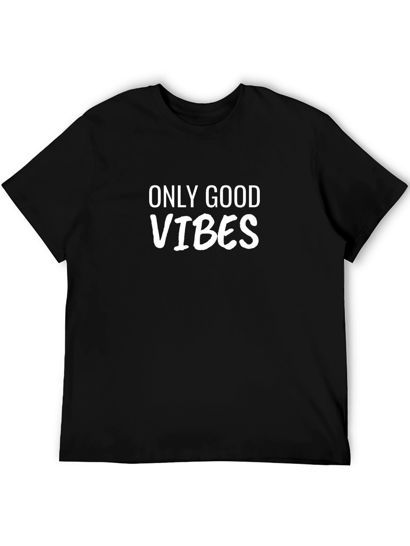 Only Good Vibes Black T-Shirt