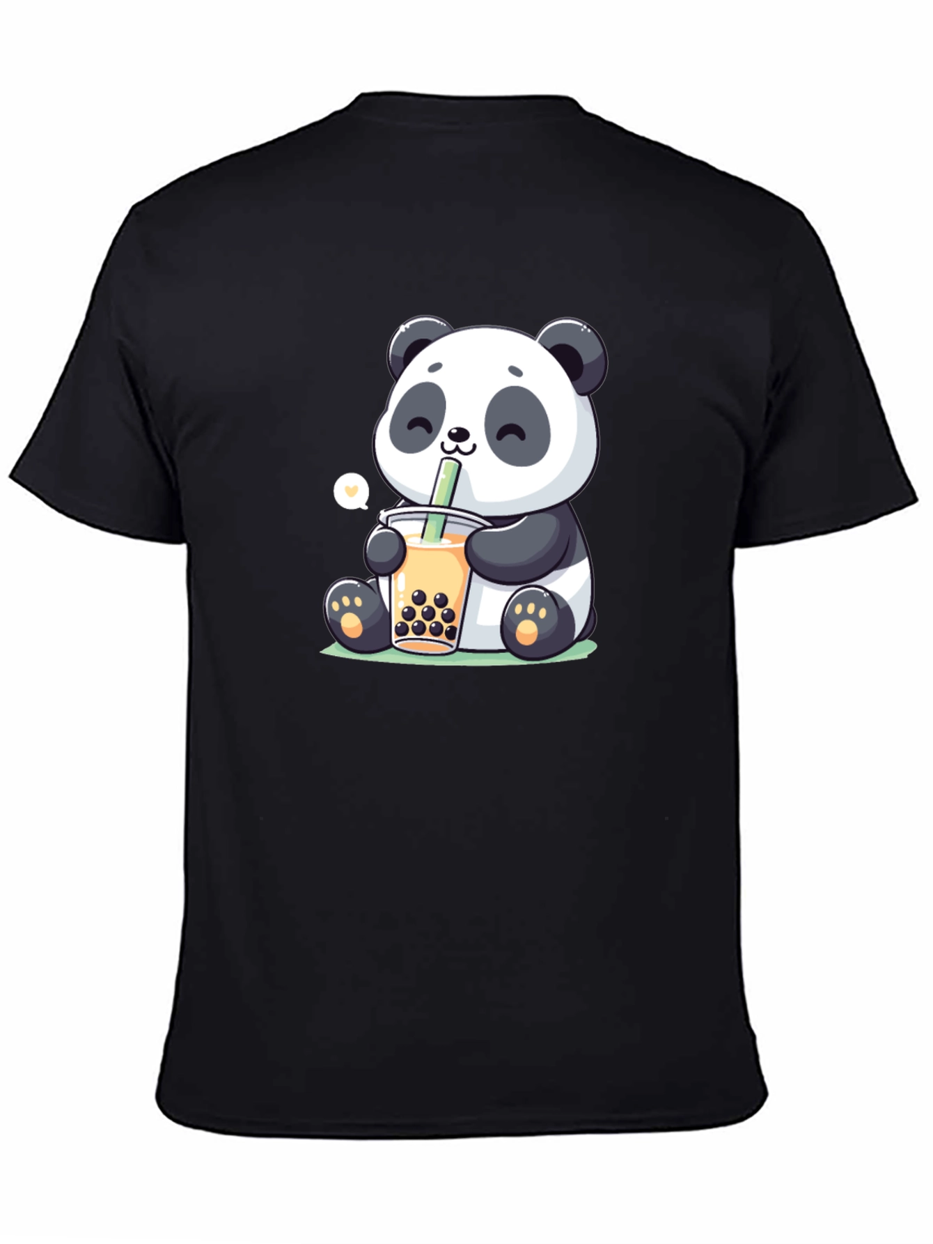 Cute Panda Boba Tea Graphic T-Shirt