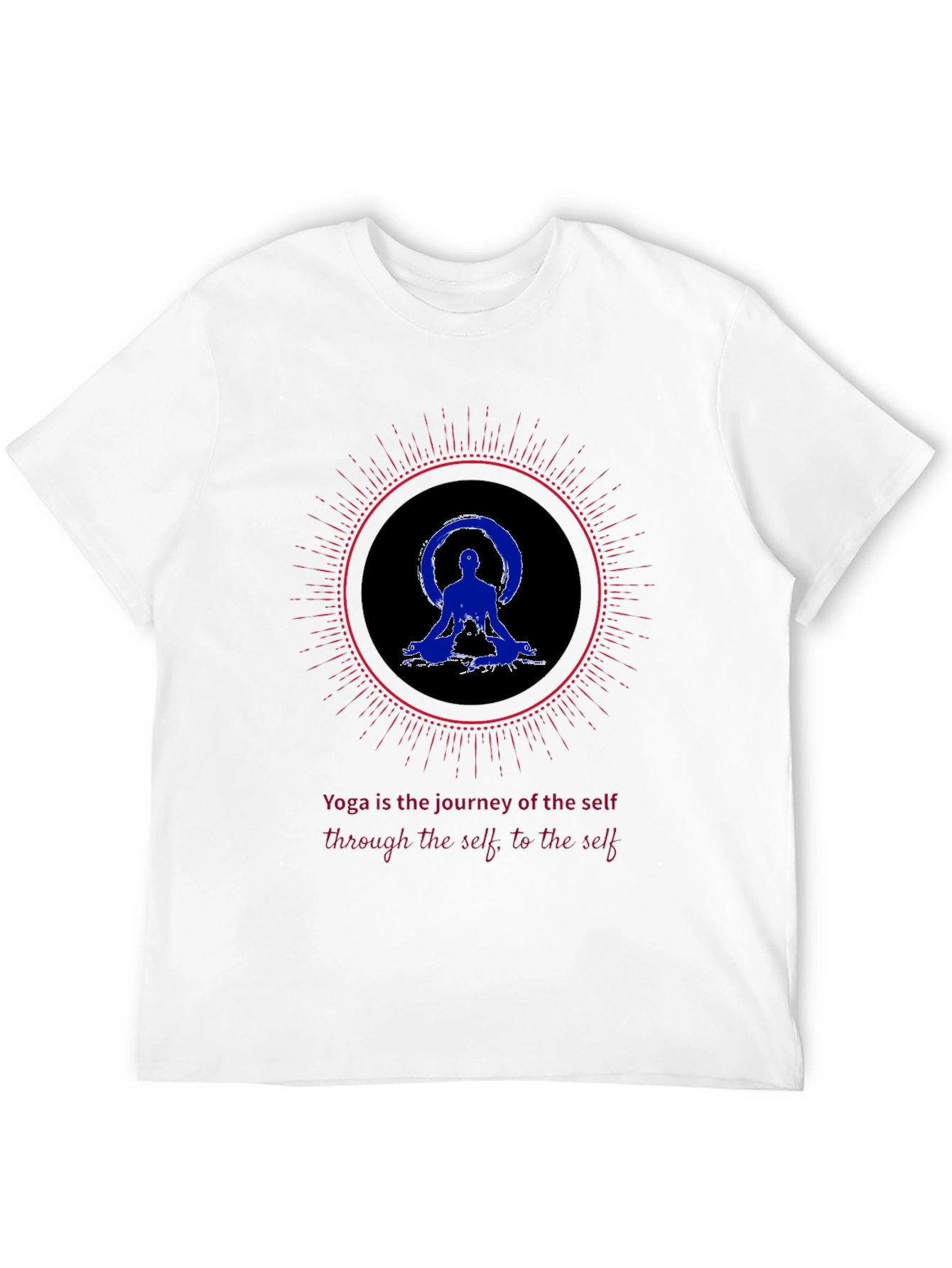 Yoga Journey Graphic Tee - Meditate in Style