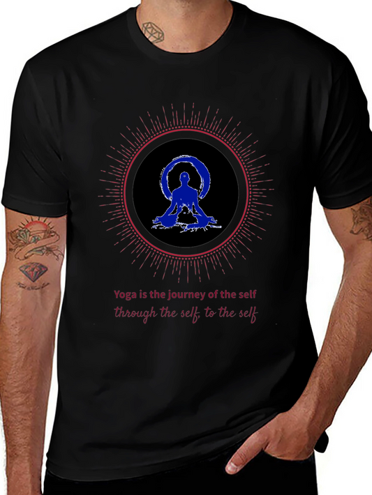 Yoga Journey Graphic Tee - Meditate in Style