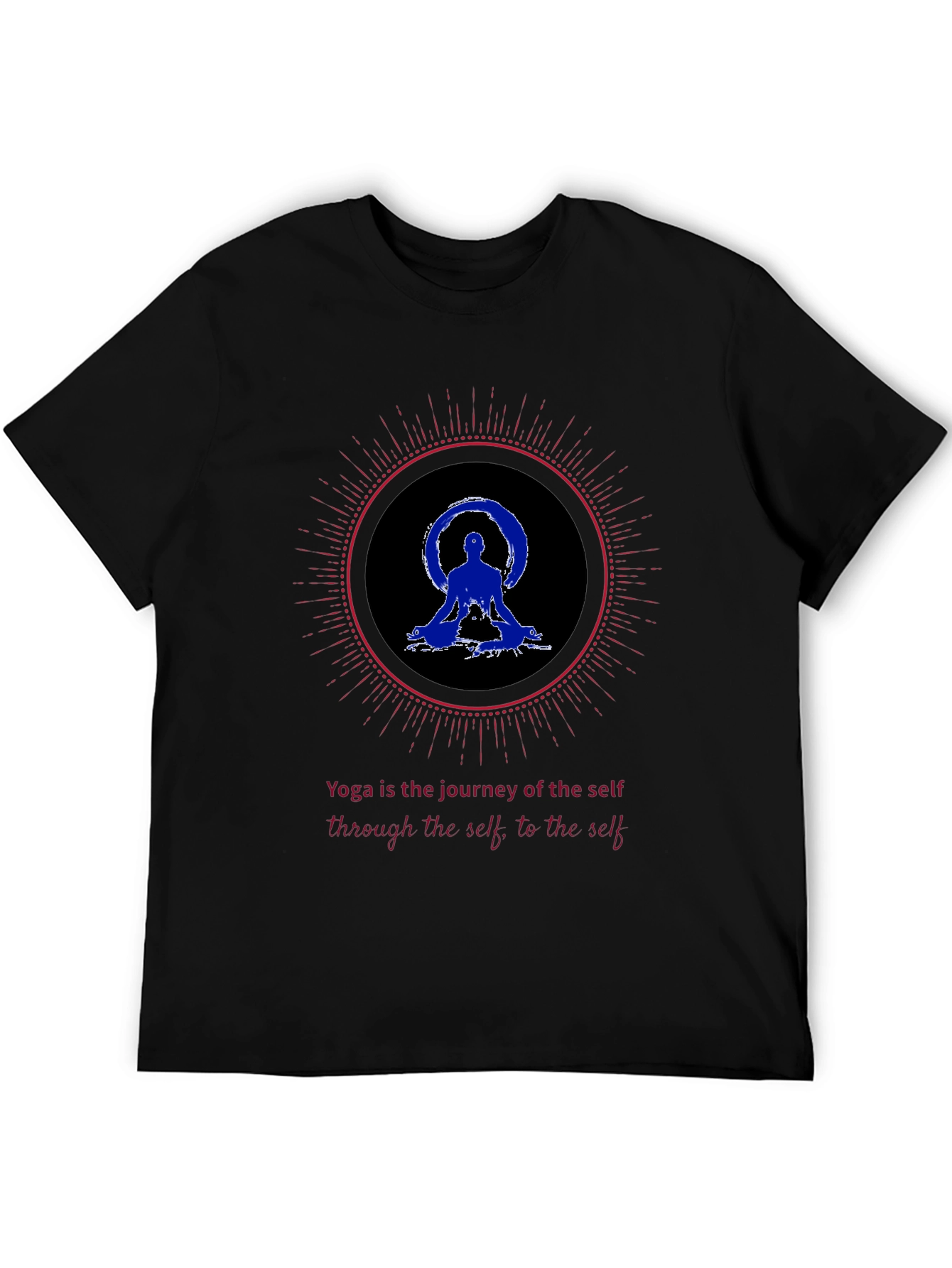 Yoga Journey Graphic Tee - Meditate in Style