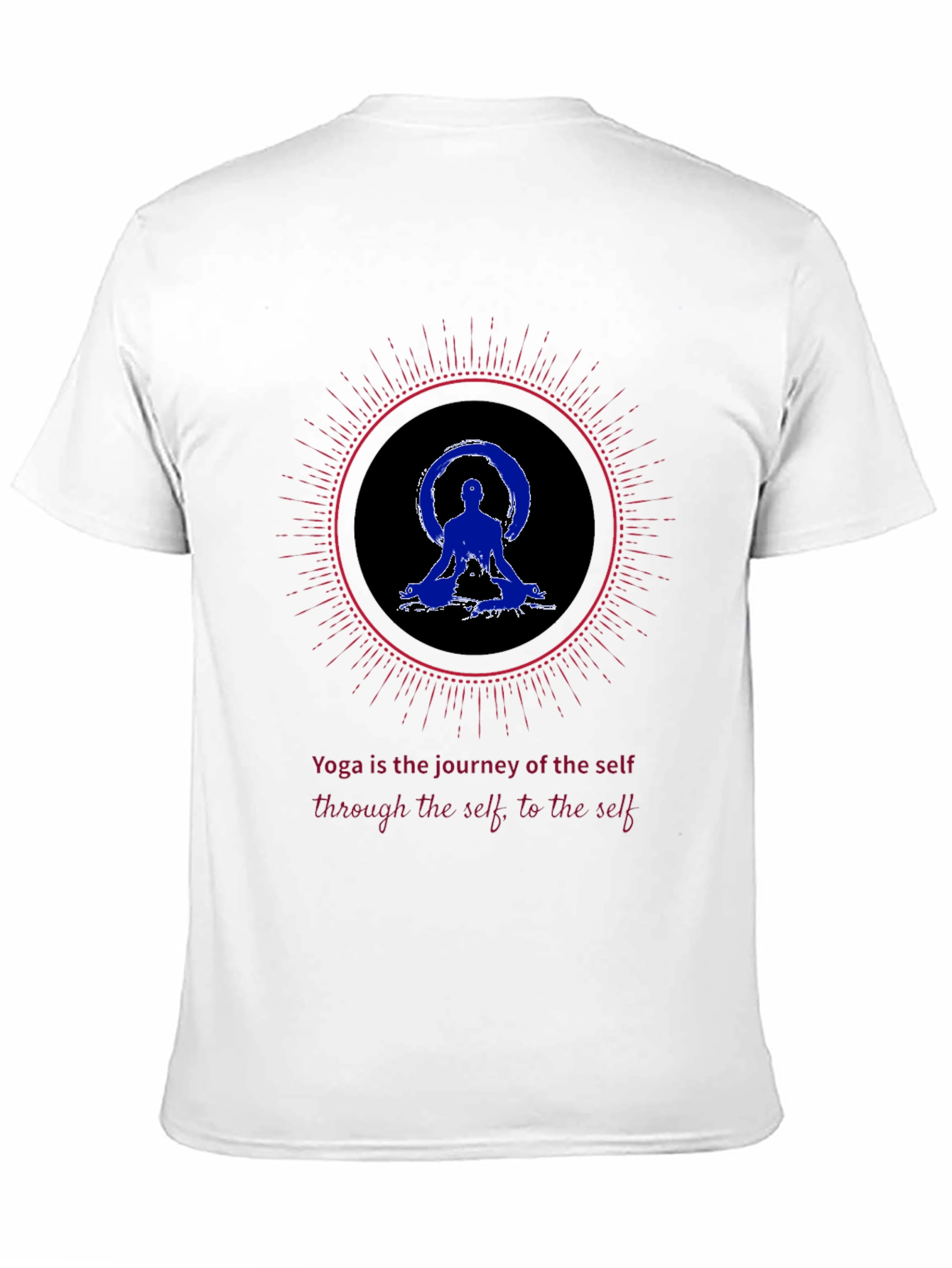 Yoga Journey Graphic Tee - Meditate in Style