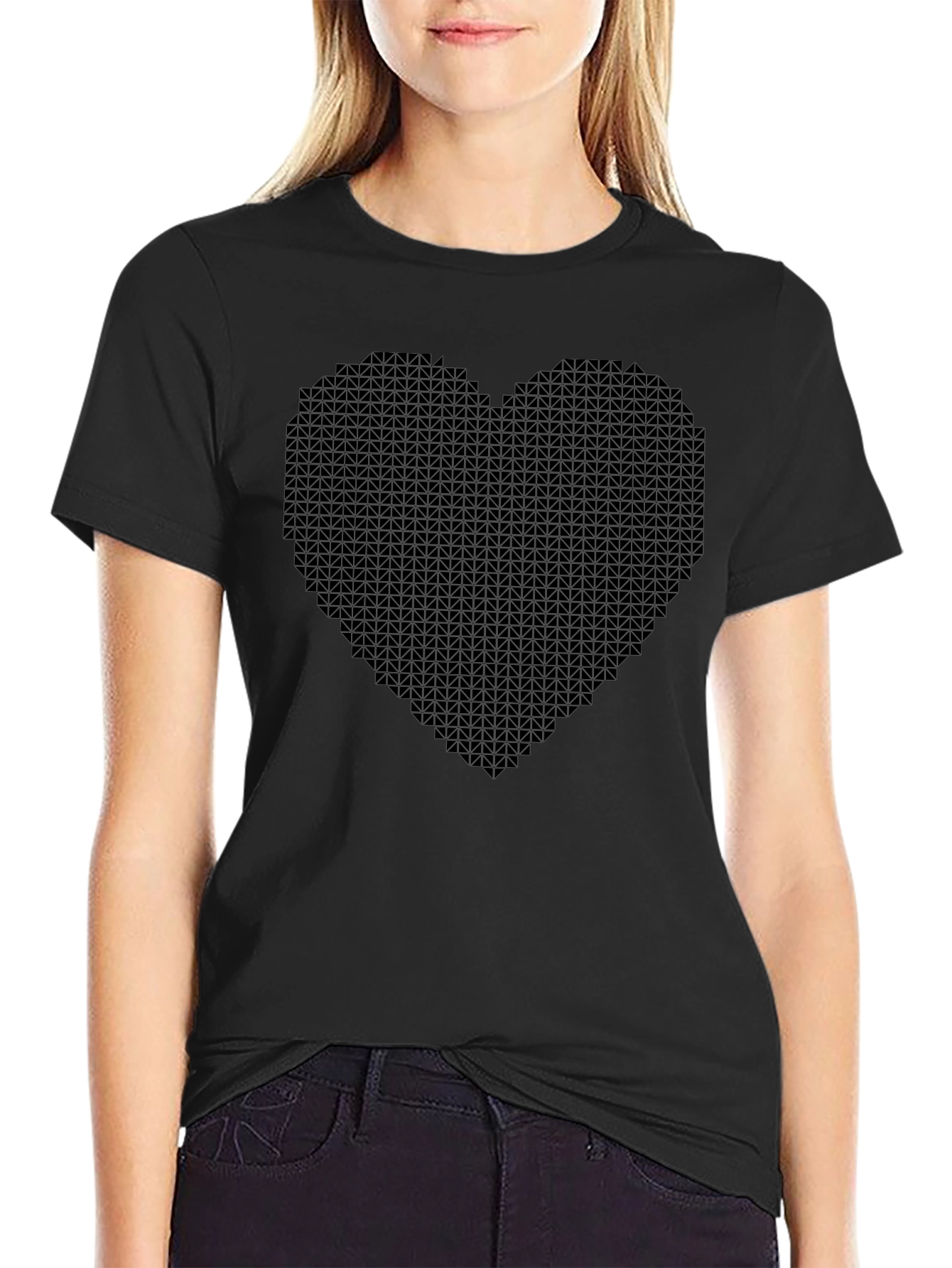 Pixel Heart T-Shirt - Stylish Graphic Tee