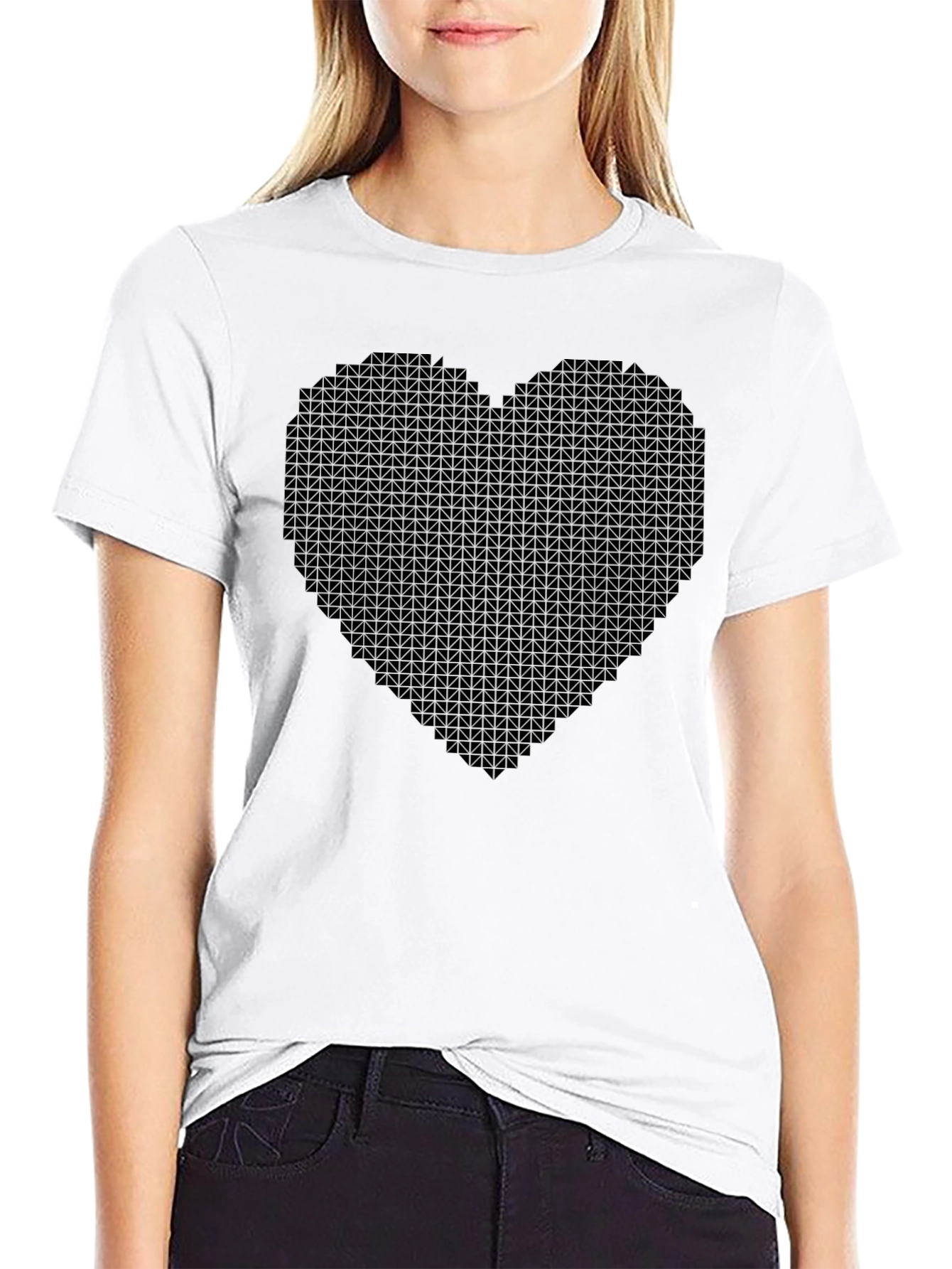 Pixel Heart T-Shirt - Stylish Graphic Tee
