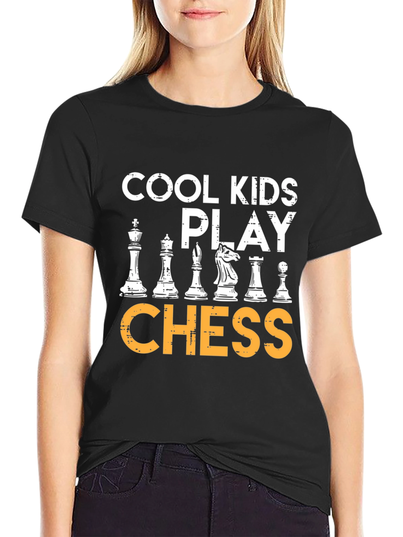 Cool Kids Play Chess Graphic Tee