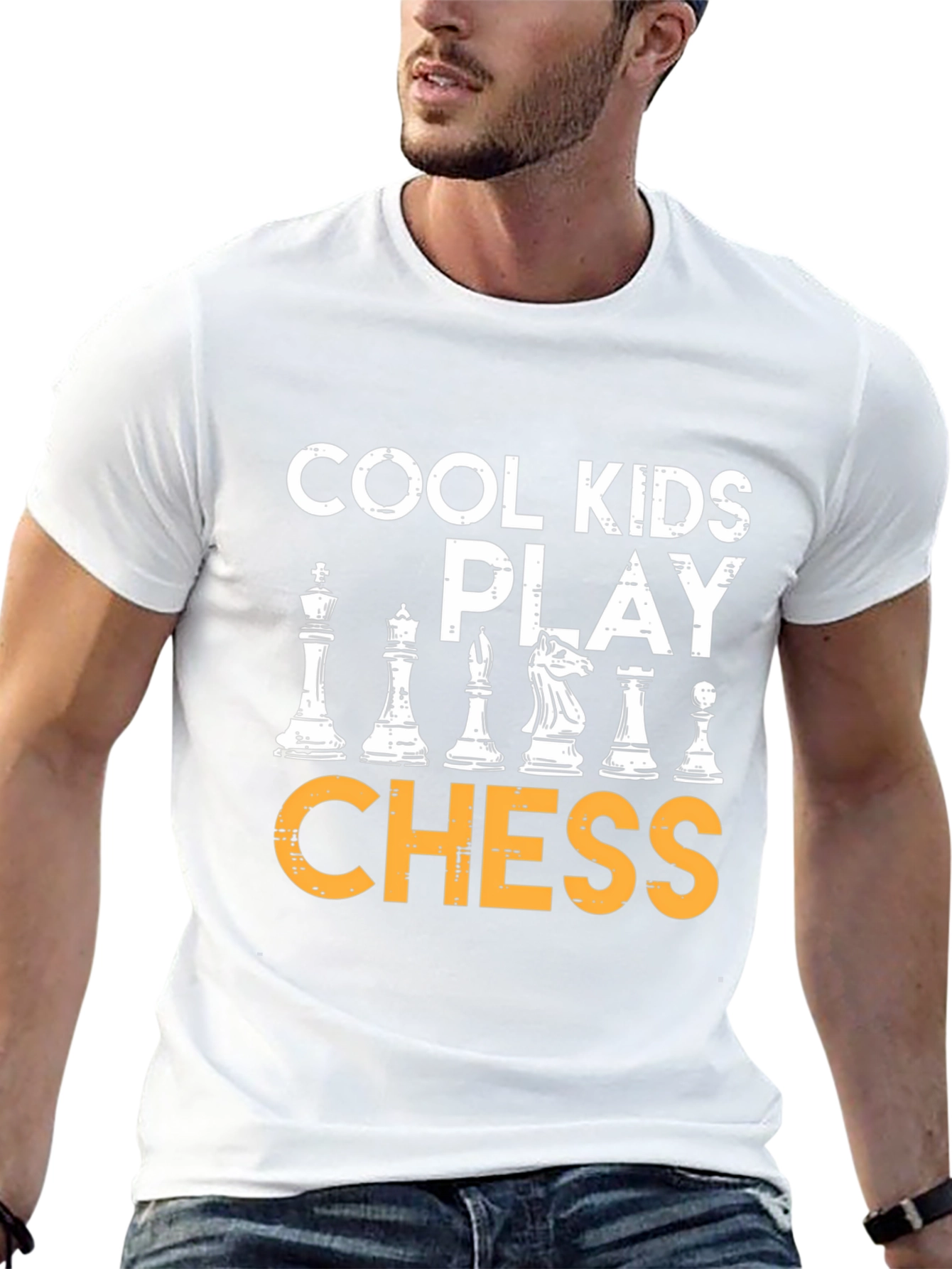 Cool Kids Play Chess Graphic Tee