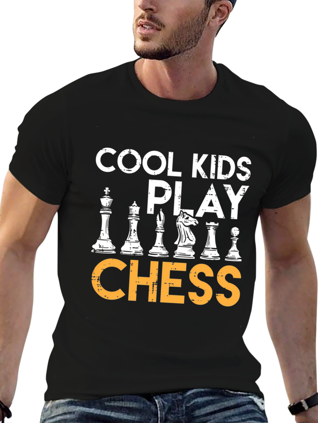 Cool Kids Play Chess Graphic Tee