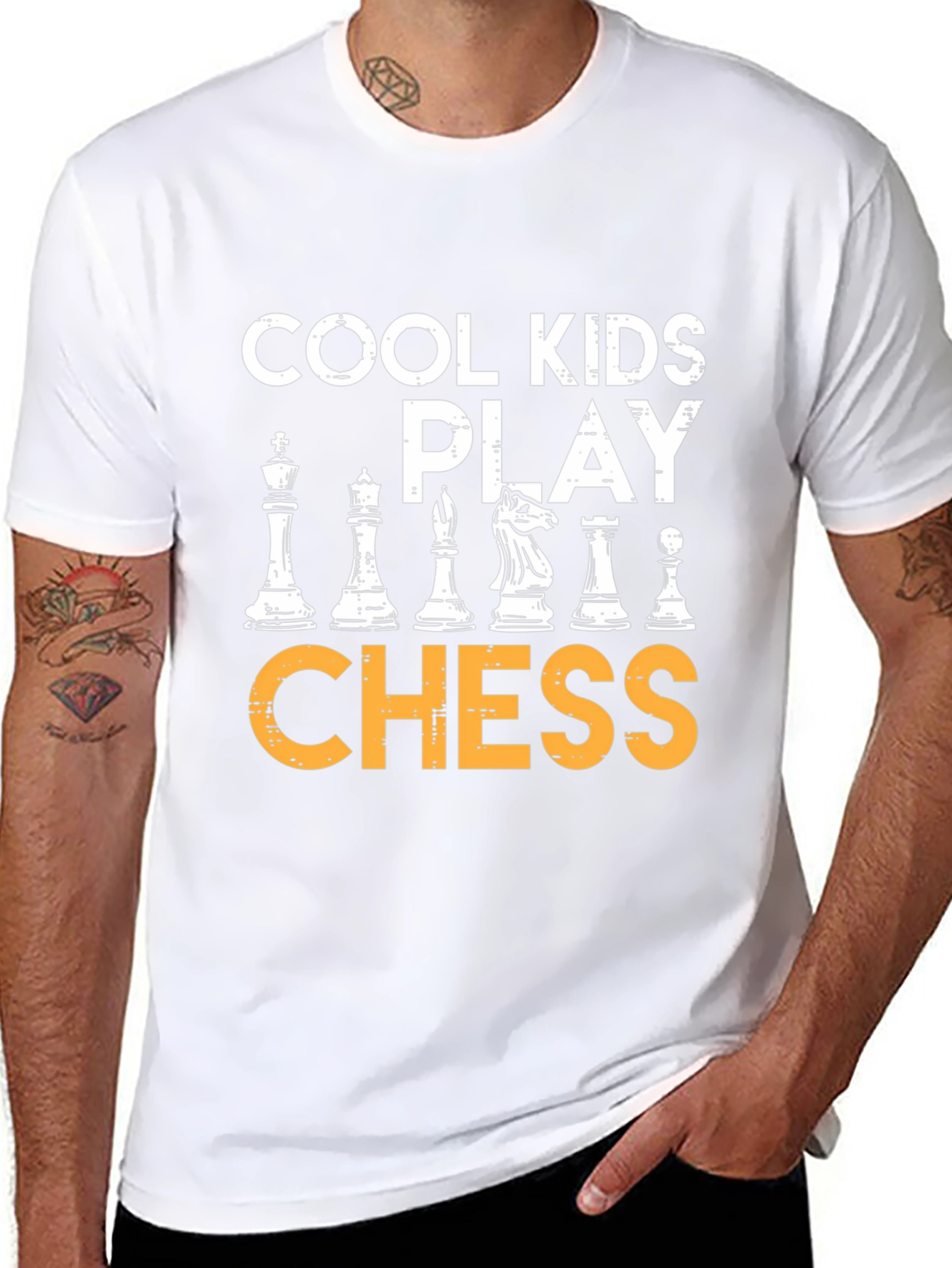 Cool Kids Play Chess Graphic Tee