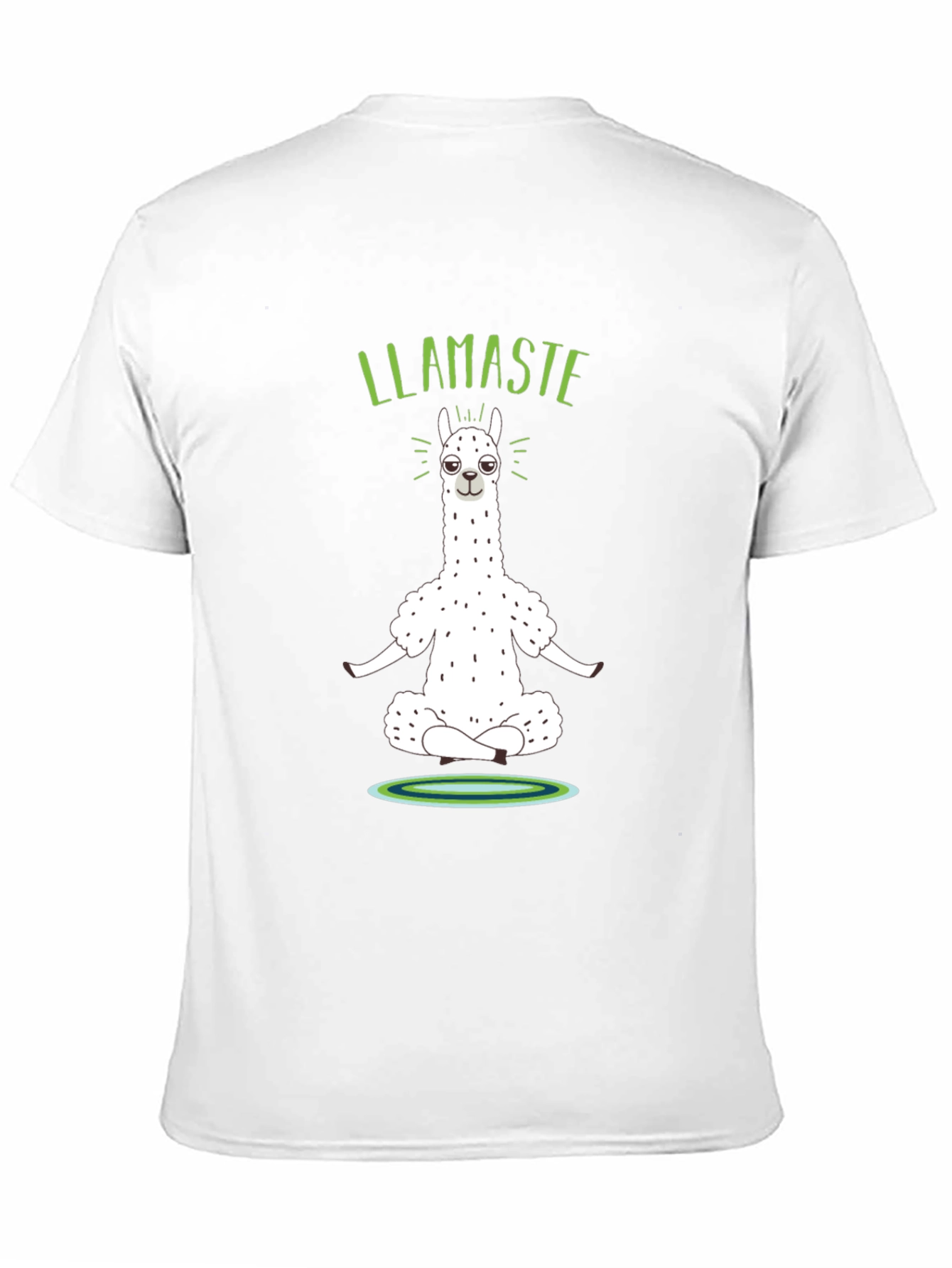 Llamaste Yoga Black Graphic T-Shirt