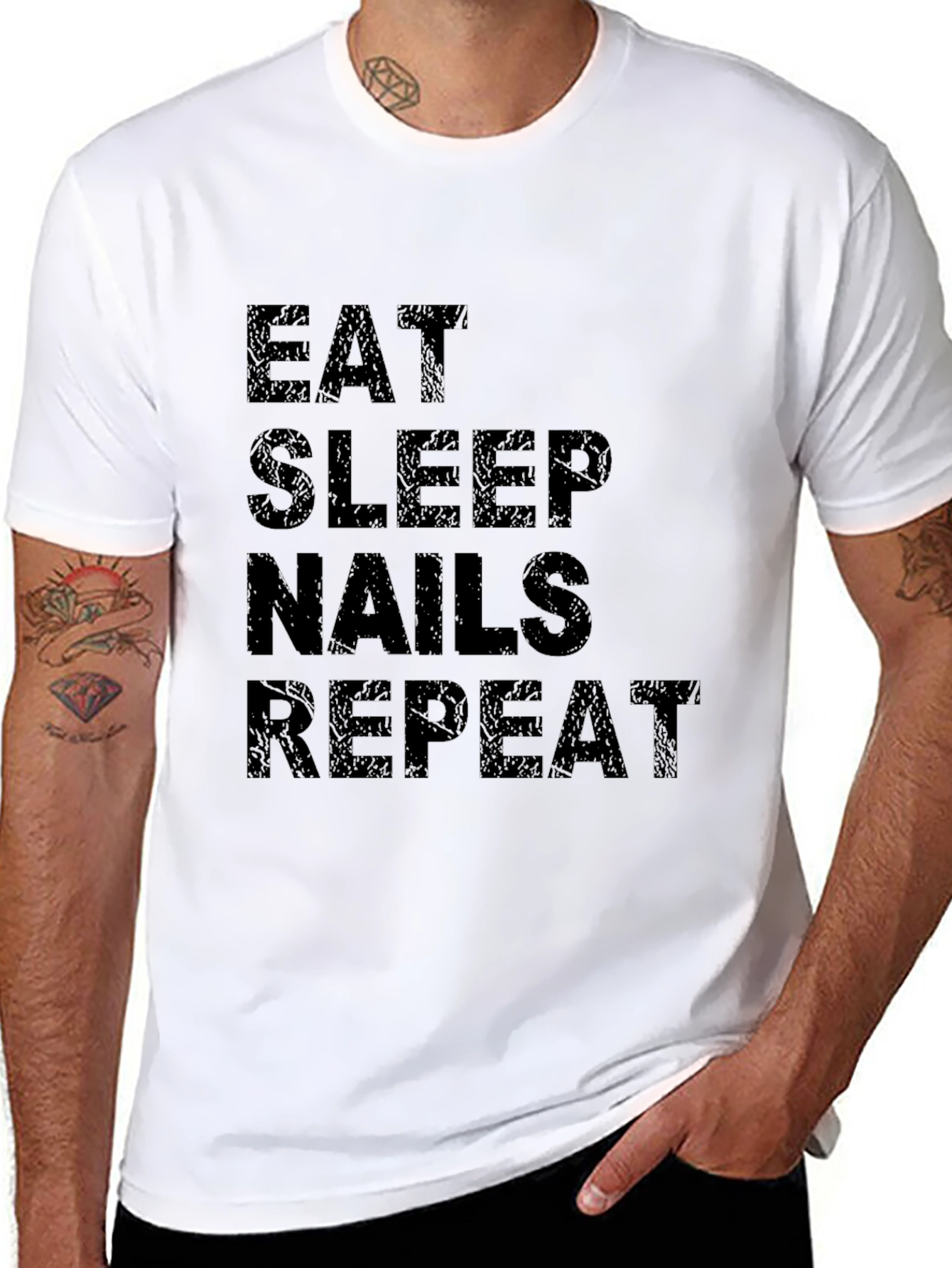 Eat Sleep Nails Repeat T-Shirt - Unisex