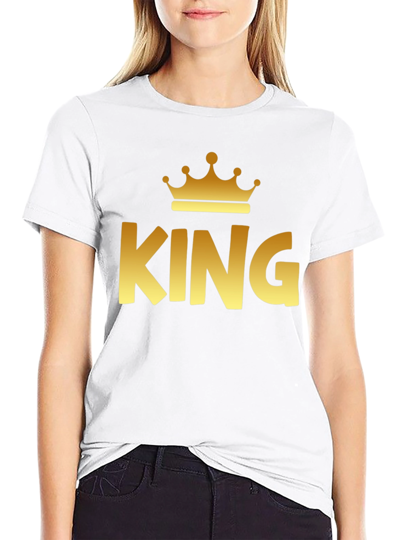 King Crown Graphic Print T-Shirt