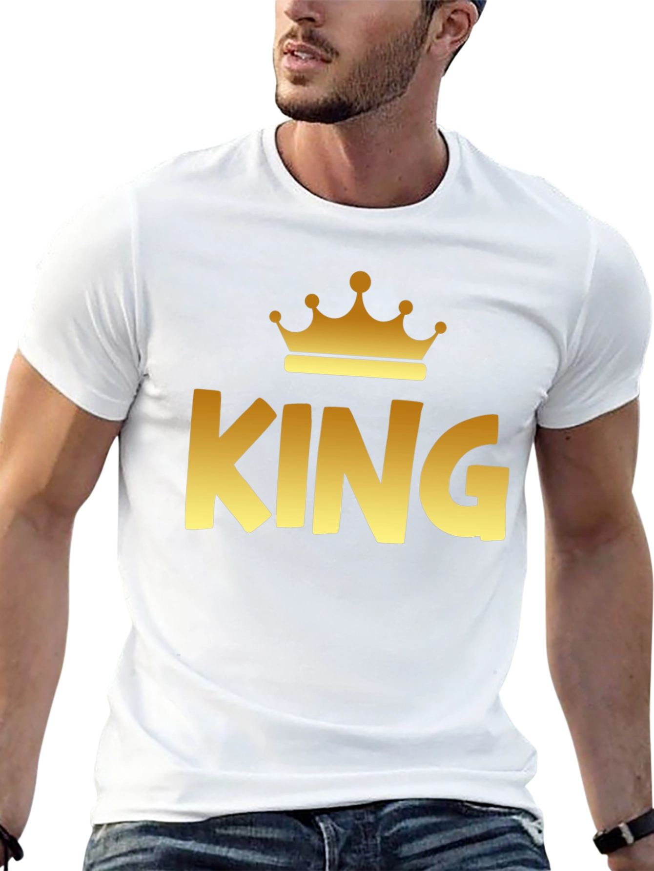 King Crown Graphic Print T-Shirt