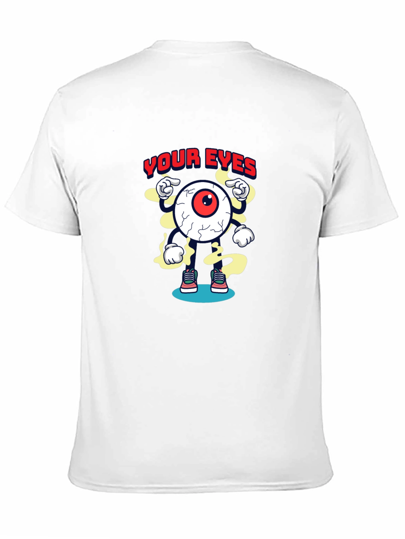Cartoon Eye Graphic T-Shirt
