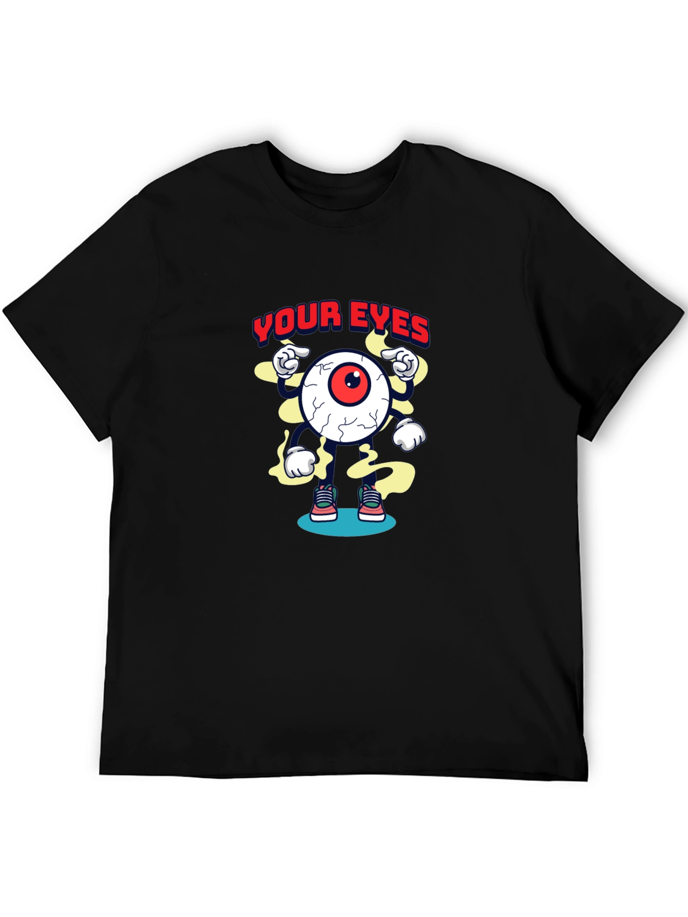 Cartoon Eye Graphic T-Shirt