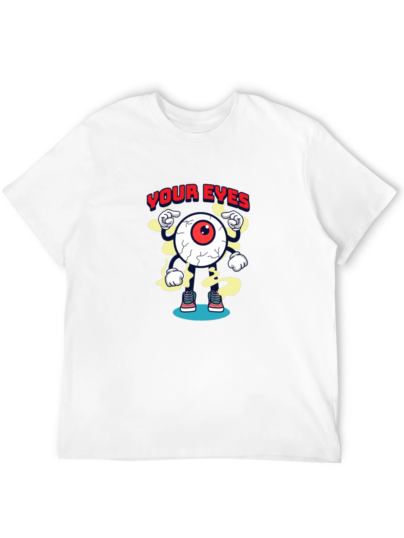 Cartoon Eye Graphic T-Shirt