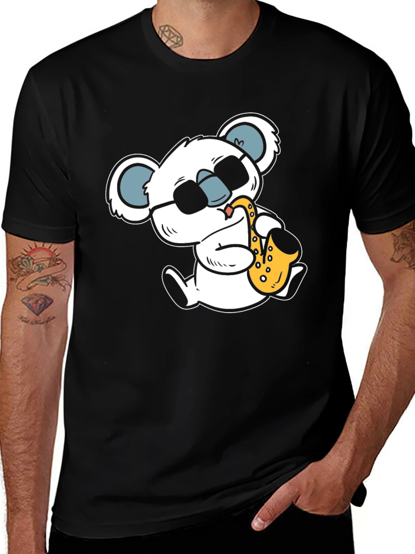Cool Koala Sax T-Shirt