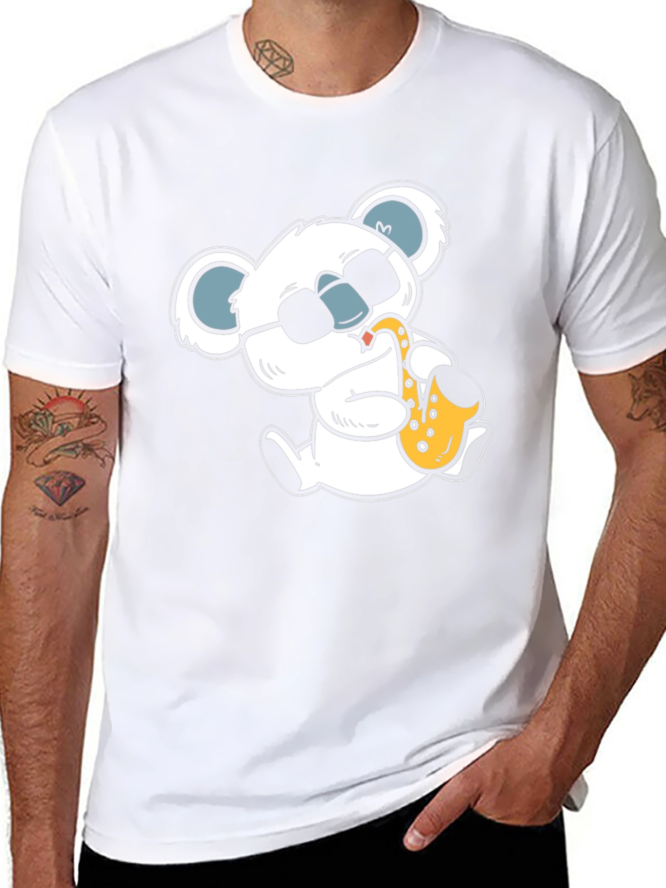 Cool Koala Sax T-Shirt