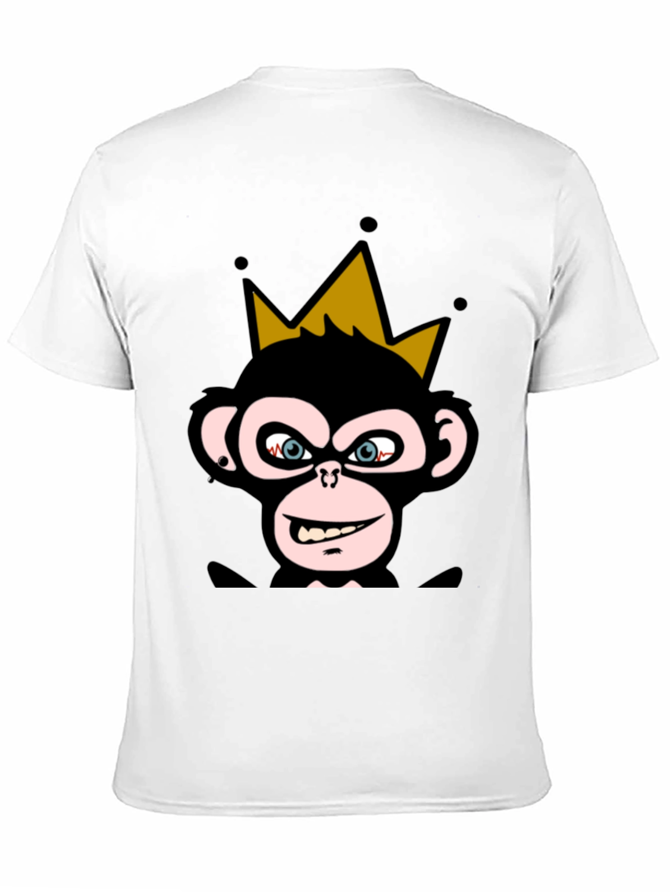 King Monkey Graphic Tee - Black Crew Neck