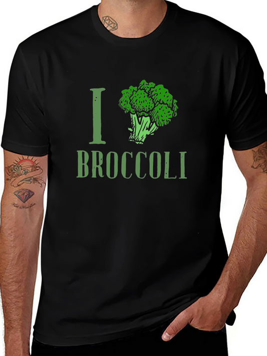 I Love Broccoli Graphic T-Shirt
