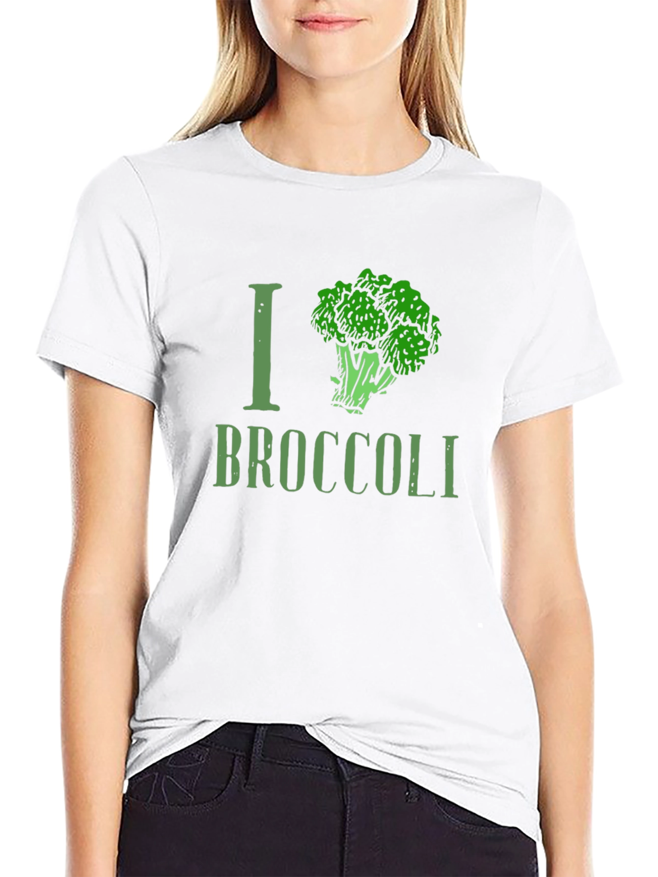 I Love Broccoli Graphic T-Shirt