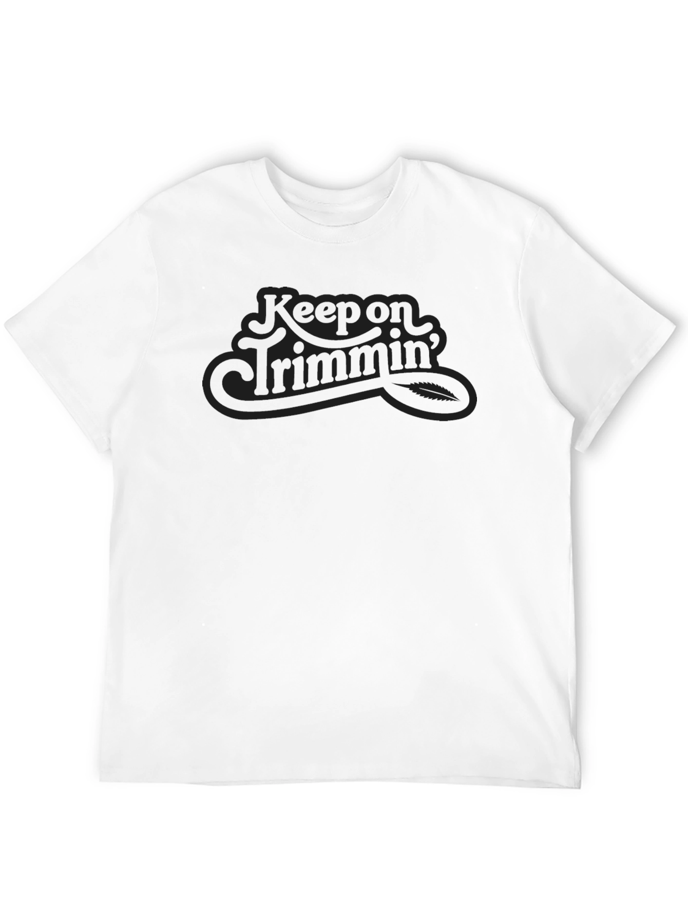 Keep On Trimmin Black Crew Neck T-Shirt