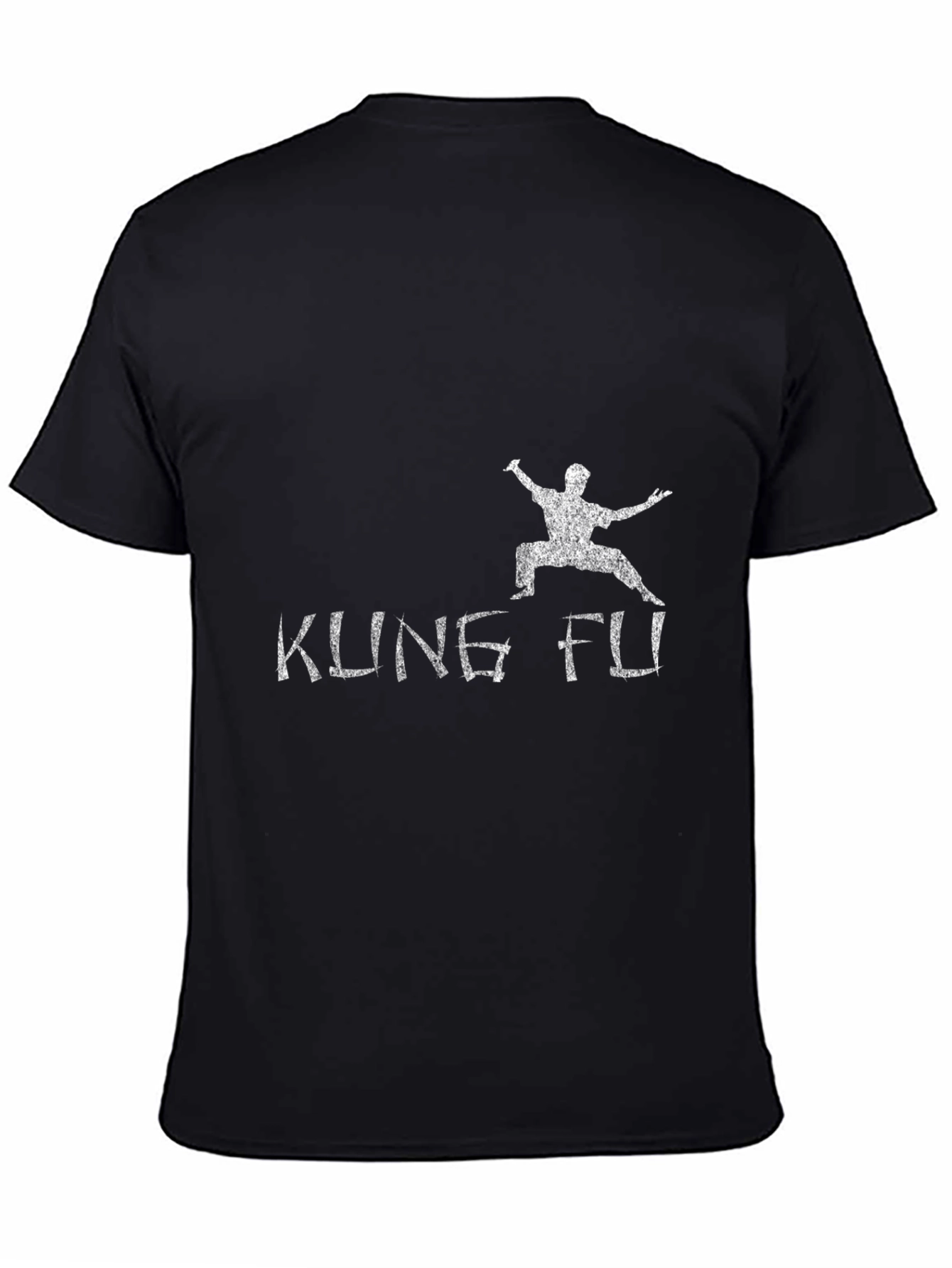 Kung Fu Black Graphic T-Shirt